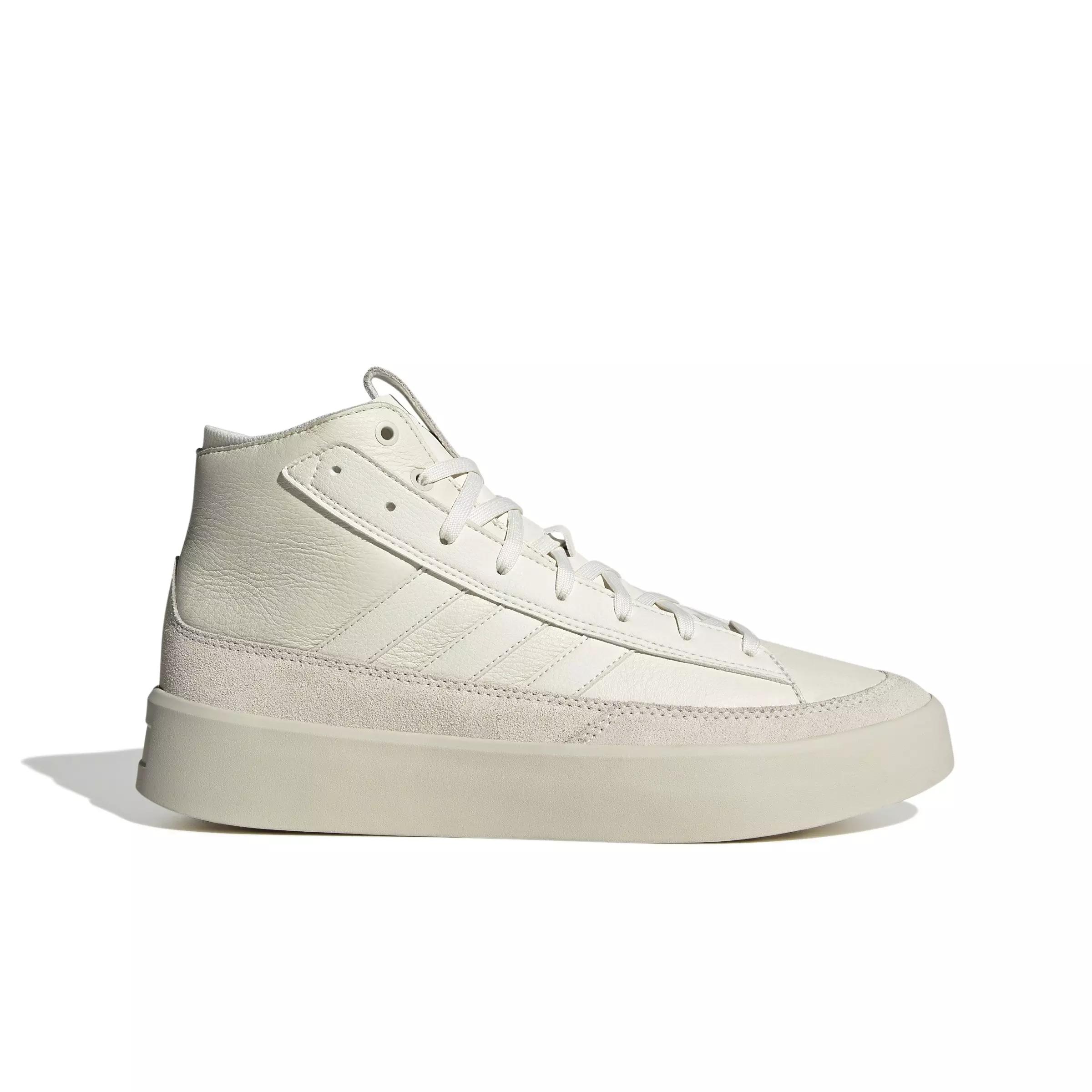 adidas ZNSORED Hi "Off White/Off White/Wonder Beige" Unisex Skateboarding Shoe - OFF WHITE/OFF WHITE/BEIGE