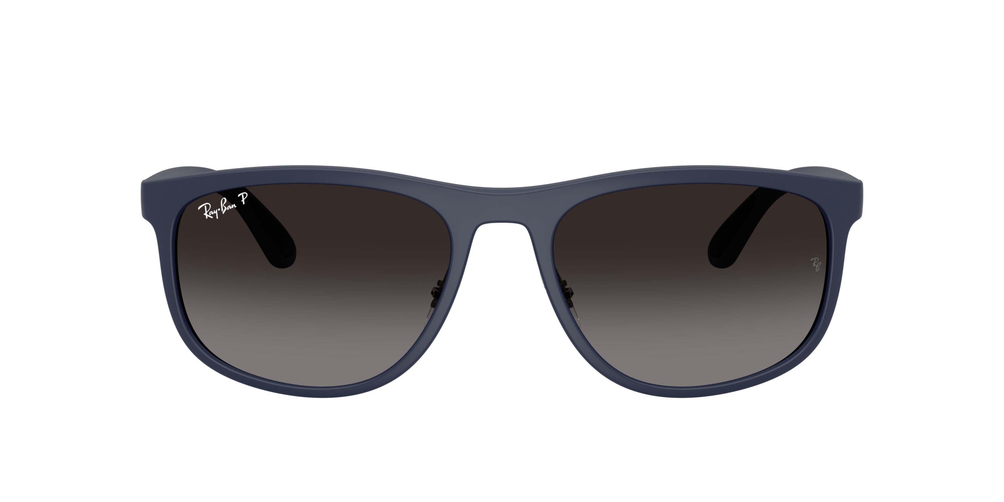 Ray-Ban RB4468 Liteforce Grey Gradient Polarized Sunglasses &ndash; Matte Sand Dark Blue - BLUE/GREY Thumbnail View 2