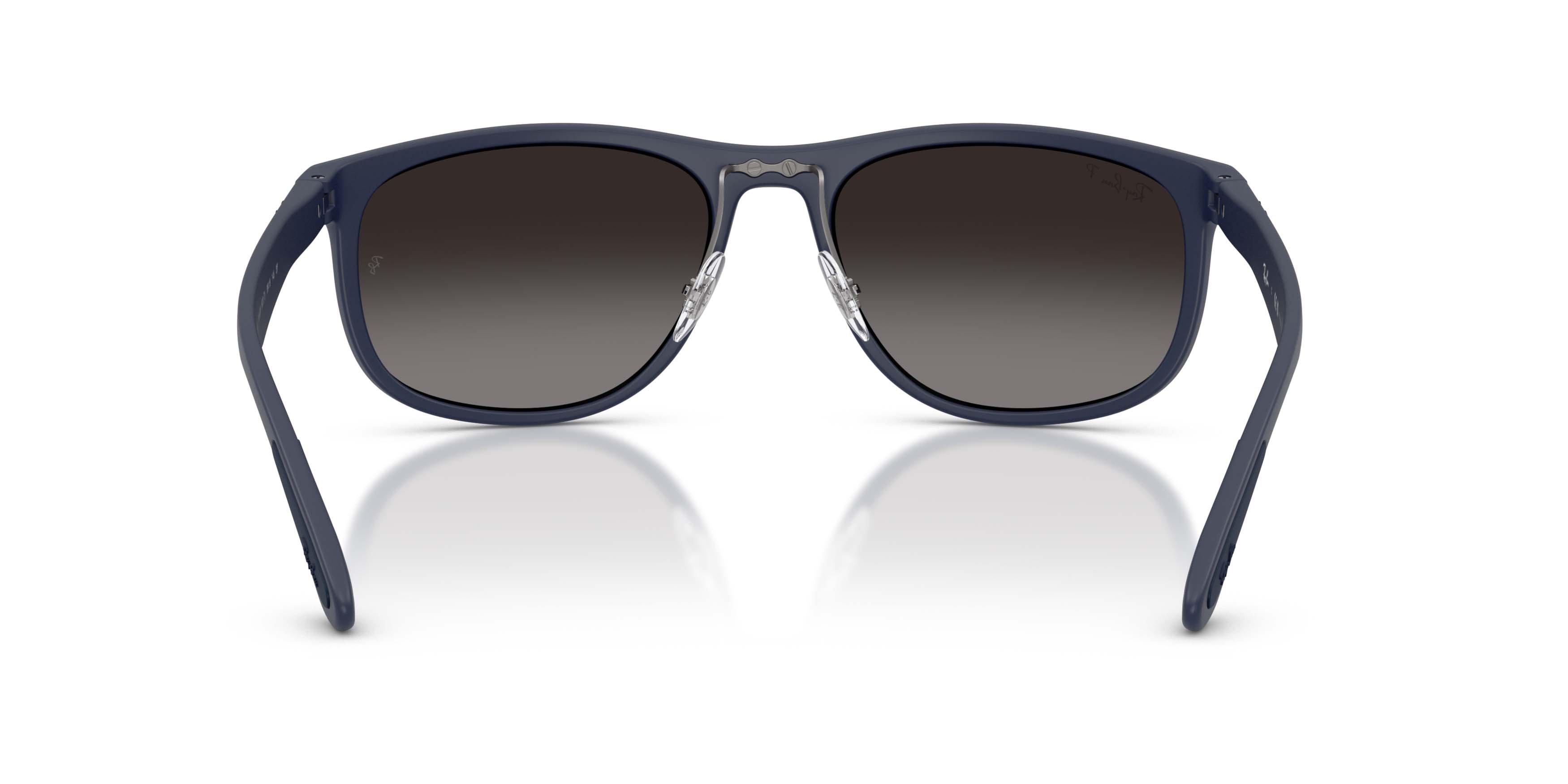 Ray-Ban RB4468 Liteforce Grey Gradient Polarized Sunglasses &ndash; Matte Sand Dark Blue - BLUE/GREY Thumbnail View 4