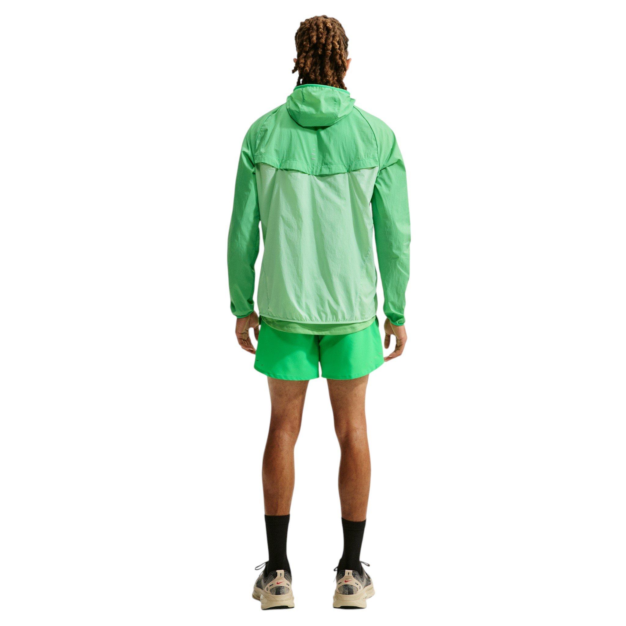 Nike Men's Stride Repel UV Running Jacket - Green - GREEN