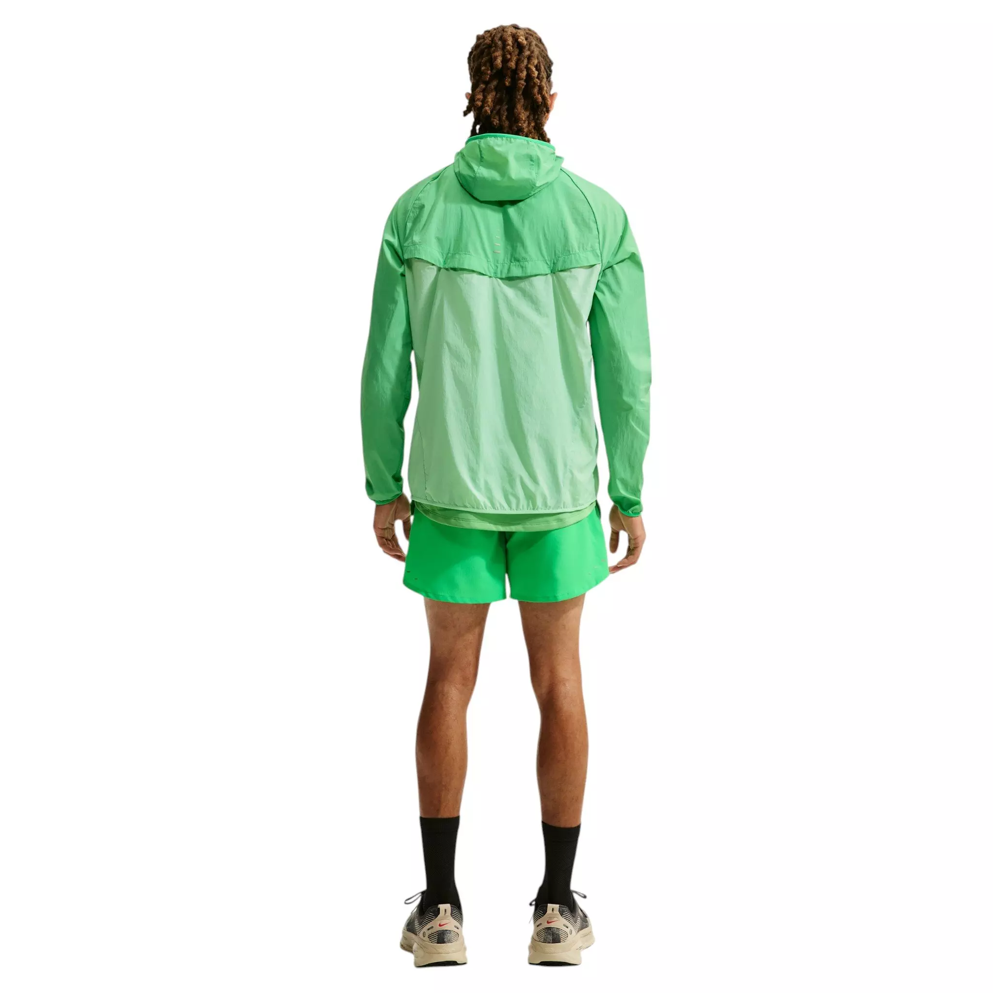 Nike Men's Stride Repel UV Running Jacket - Green - GREEN