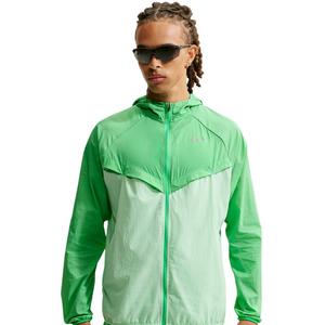 Nike Men's Stride Repel UV Running Jacket - Green - GREEN