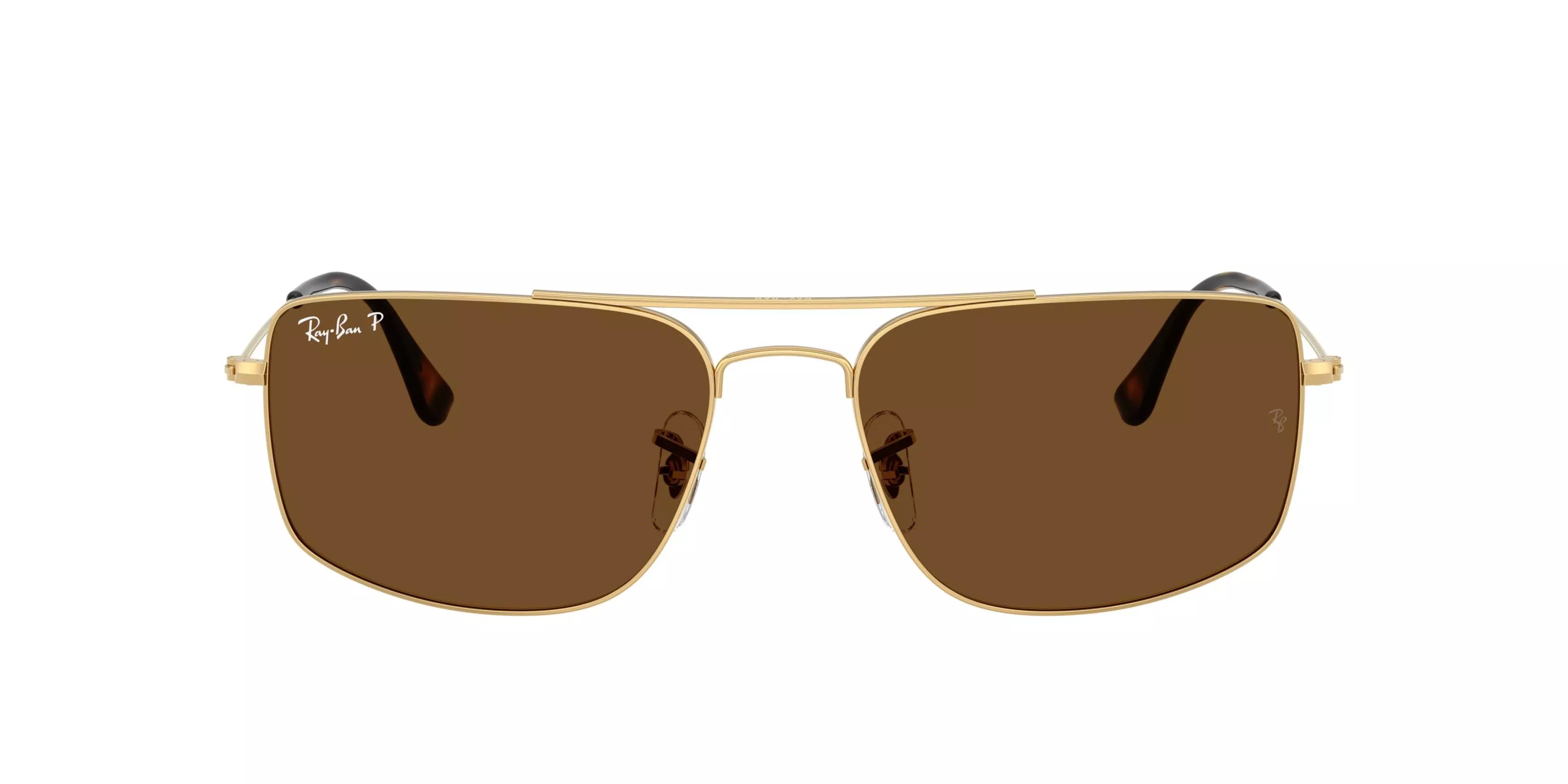 Ray-Ban Explorer III Brown Polarized Sunglasses &ndash; Polished Arista Gold - GOLD/BROWN
