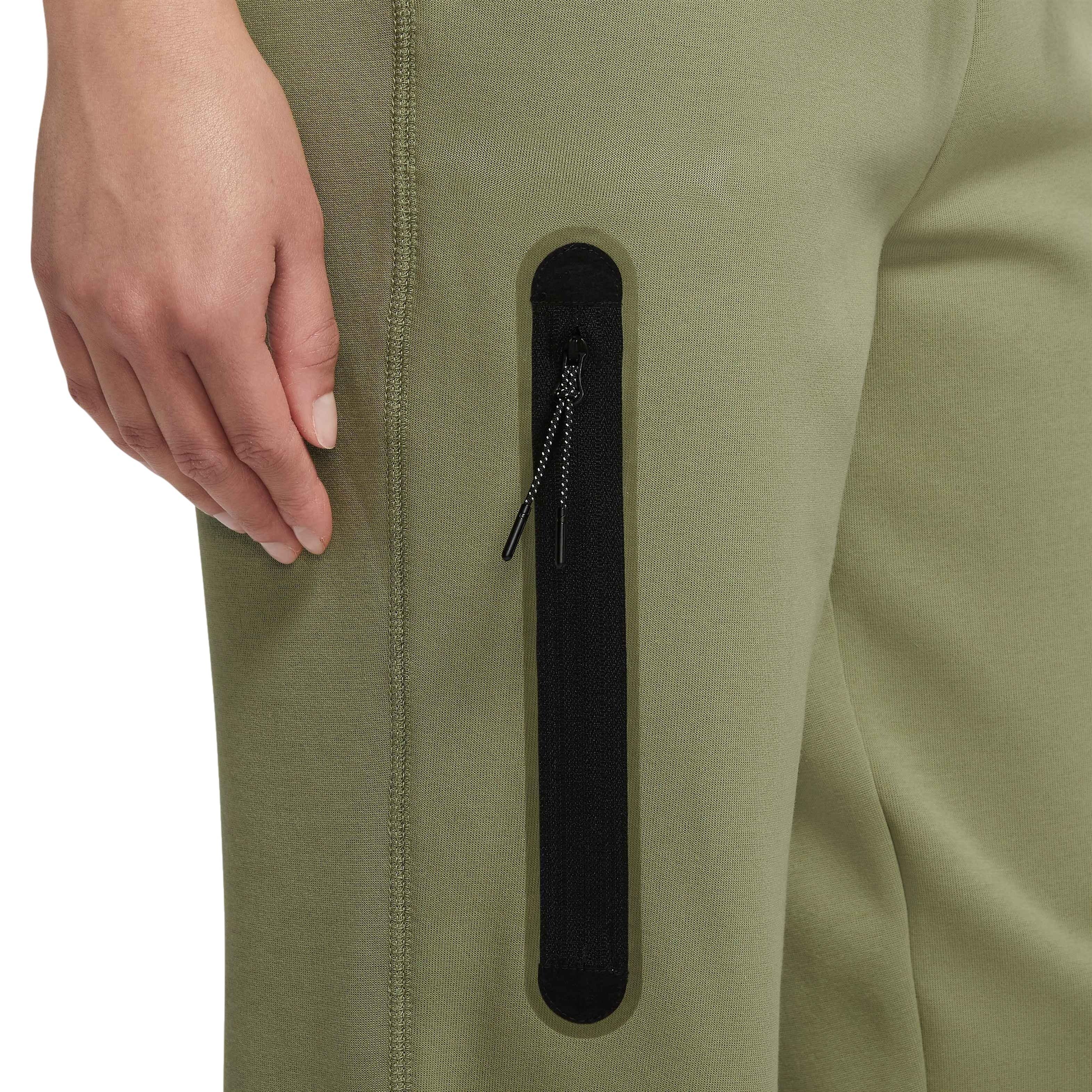 Nike Sportswear Tech Fleece Essential Pants - GREEN Thumbnail View 3