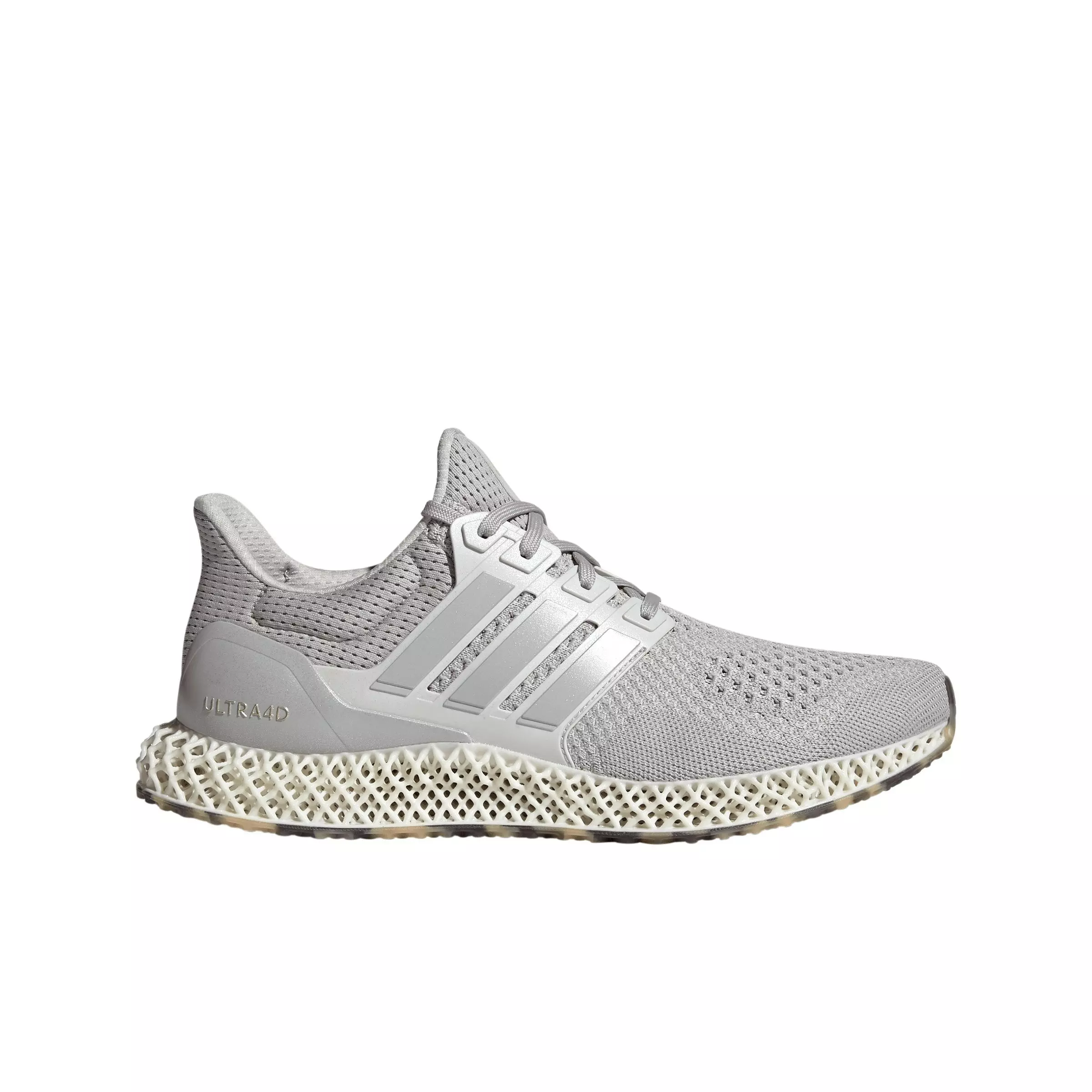adidas Ultra 4D "Grey Two/Grey One/Gold Metallic" Unisex Running Shoe - GREY/GREY/GOLD