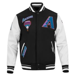 Pro Standard Men's MLB Arizona Diamondbacks Retro Classic Rip Wool Varsity Jacket