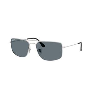Ray-Ban Explorer III Dark Blue Polar Sunglasses &ndash; Polished Silver