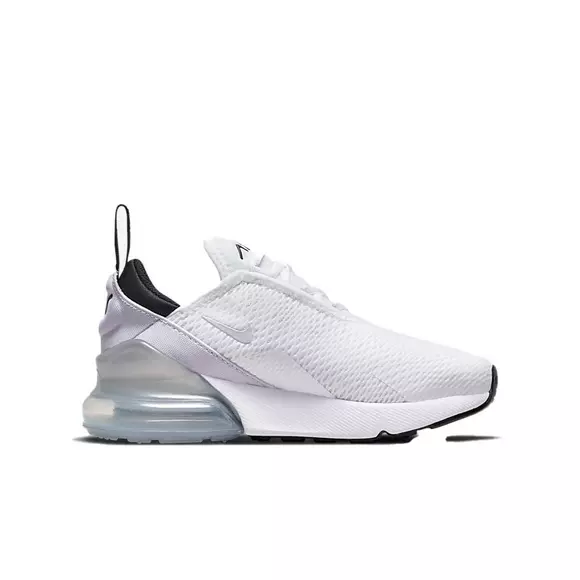 Nike: White & Purple Air Max 270 Sneakers