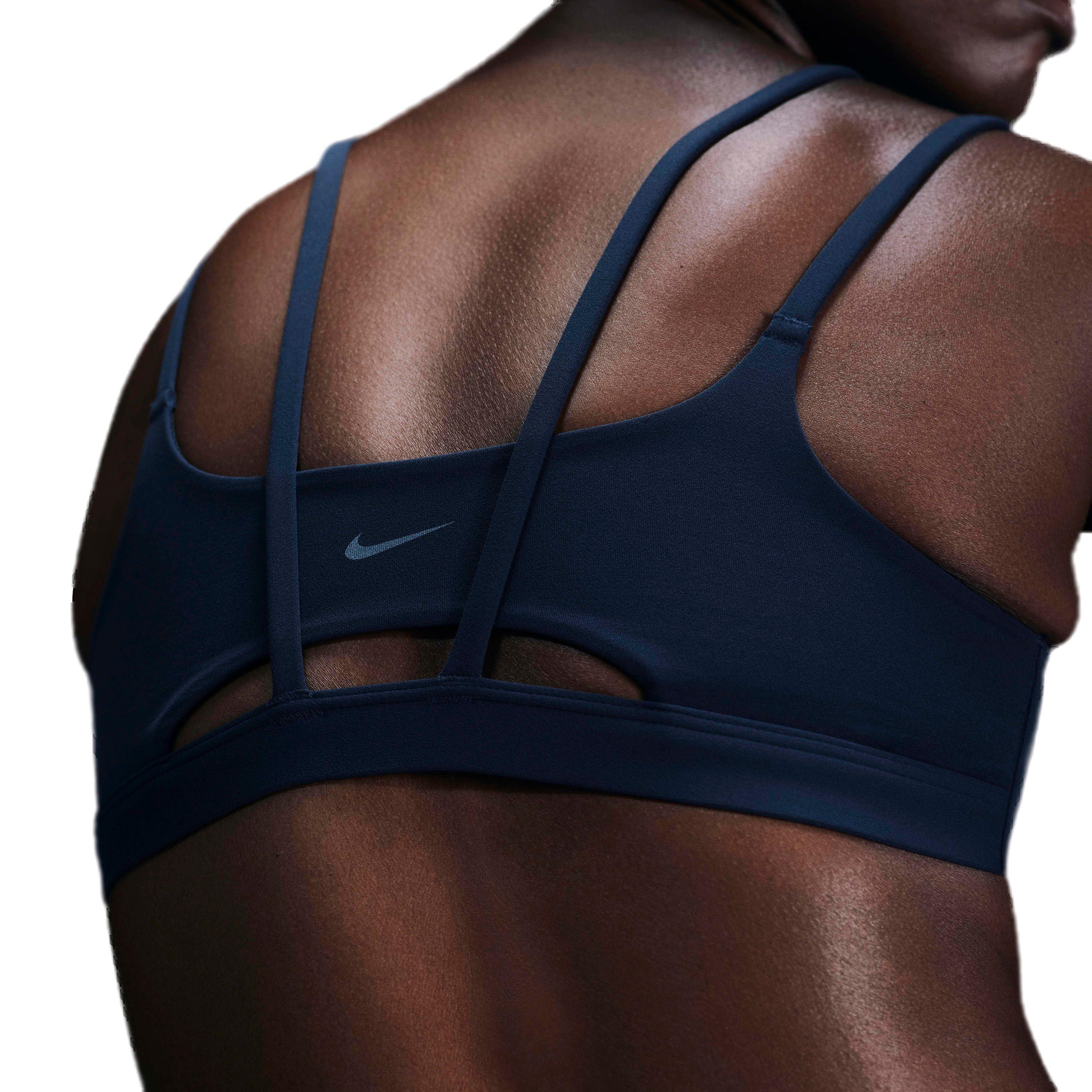 Nike Women's Zenvy Strappy Light-Support Padded Sports Bra - NAVY Thumbnail View 2