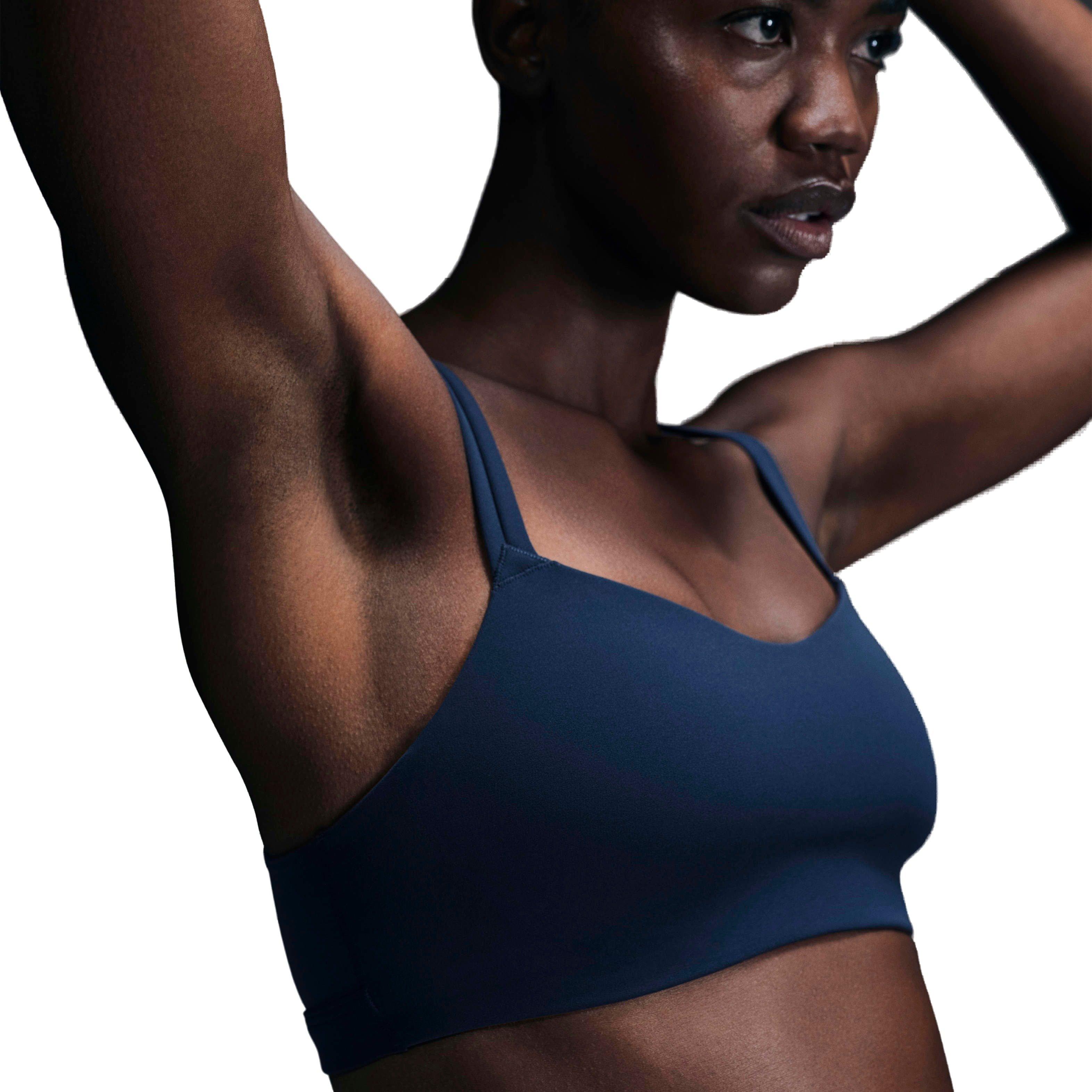 Nike Women's Zenvy Strappy Light-Support Padded Sports Bra - NAVY Thumbnail View 3