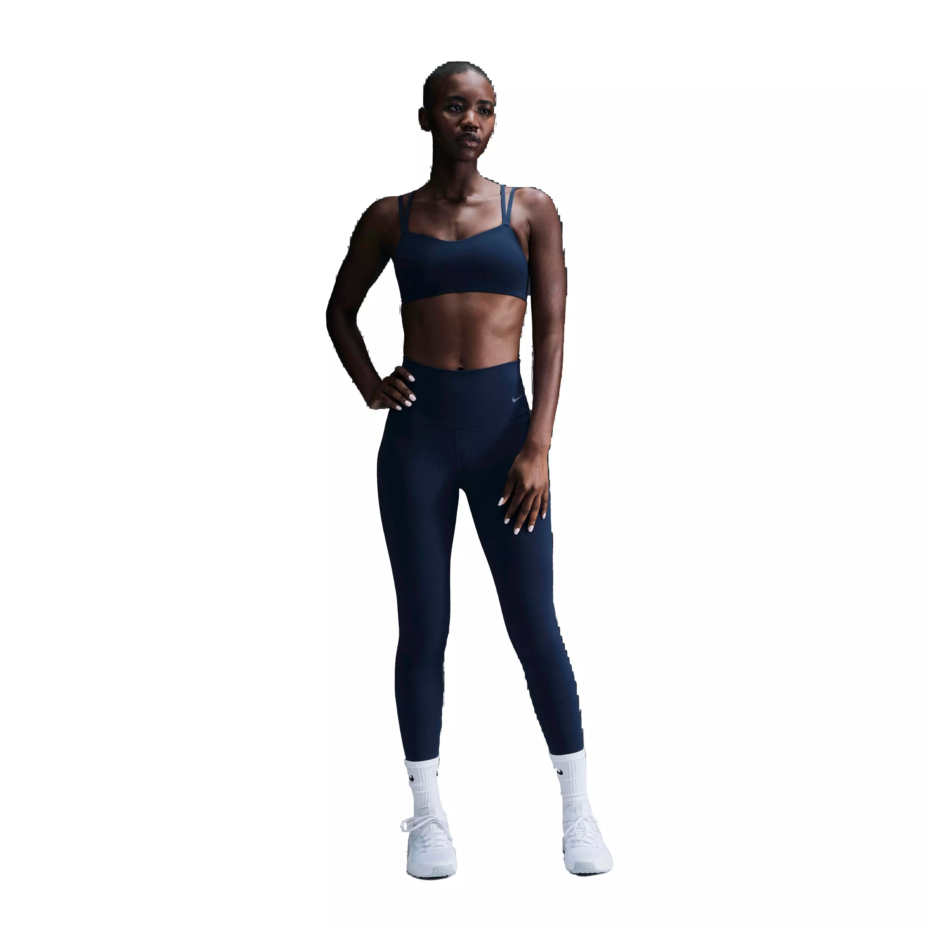 Nike Women's Zenvy Strappy Light-Support Padded Sports Bra - NAVY