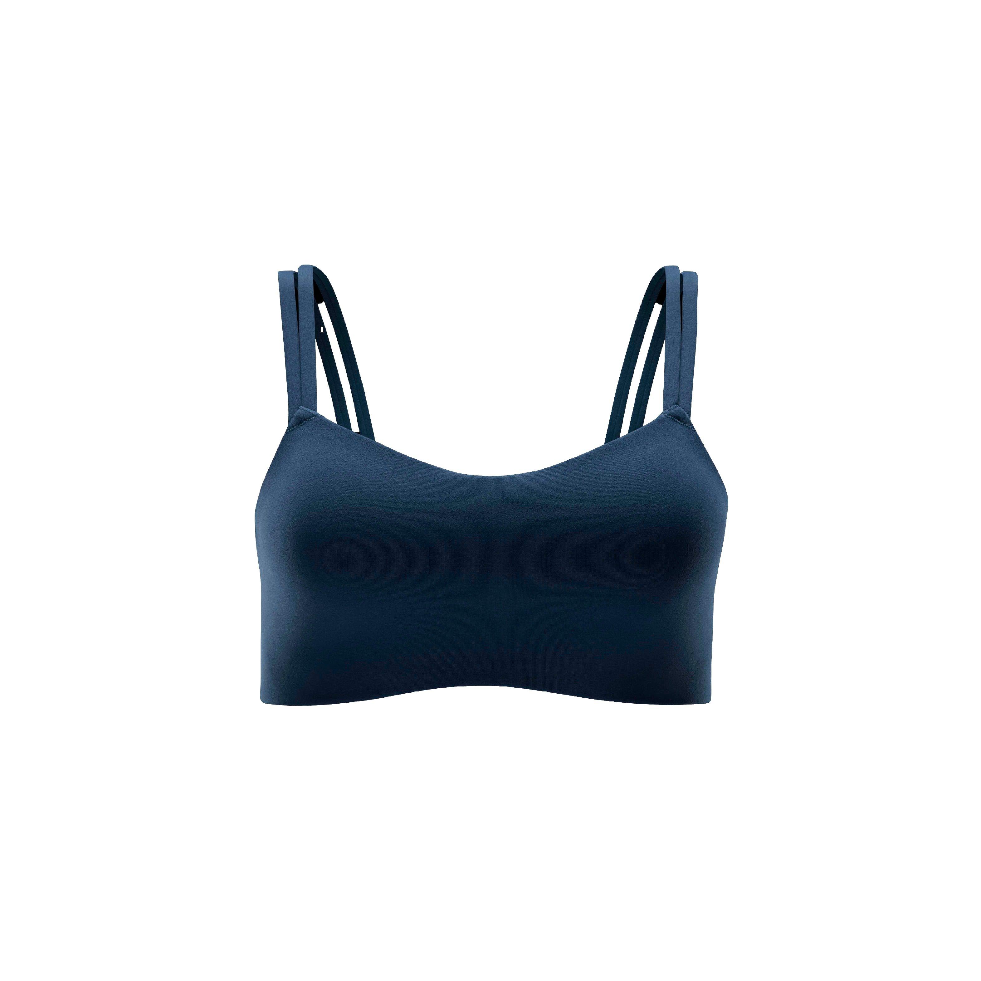 Nike Women's Zenvy Strappy Light-Support Padded Sports Bra - NAVY Thumbnail View 6