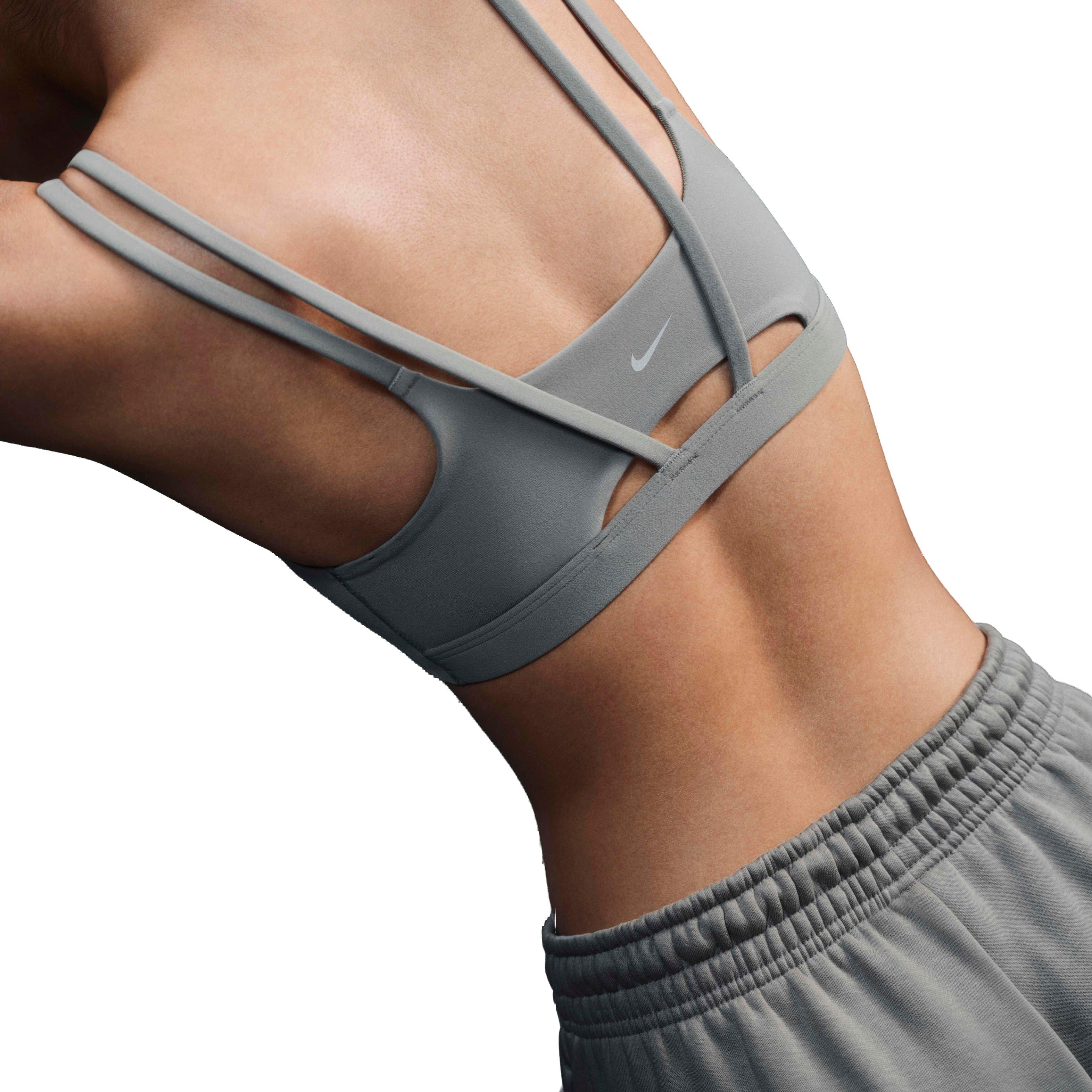 Nike Women's Zenvy Strappy Light-Support Padded Sports Bra - LT ARMY GREEN Thumbnail View 2