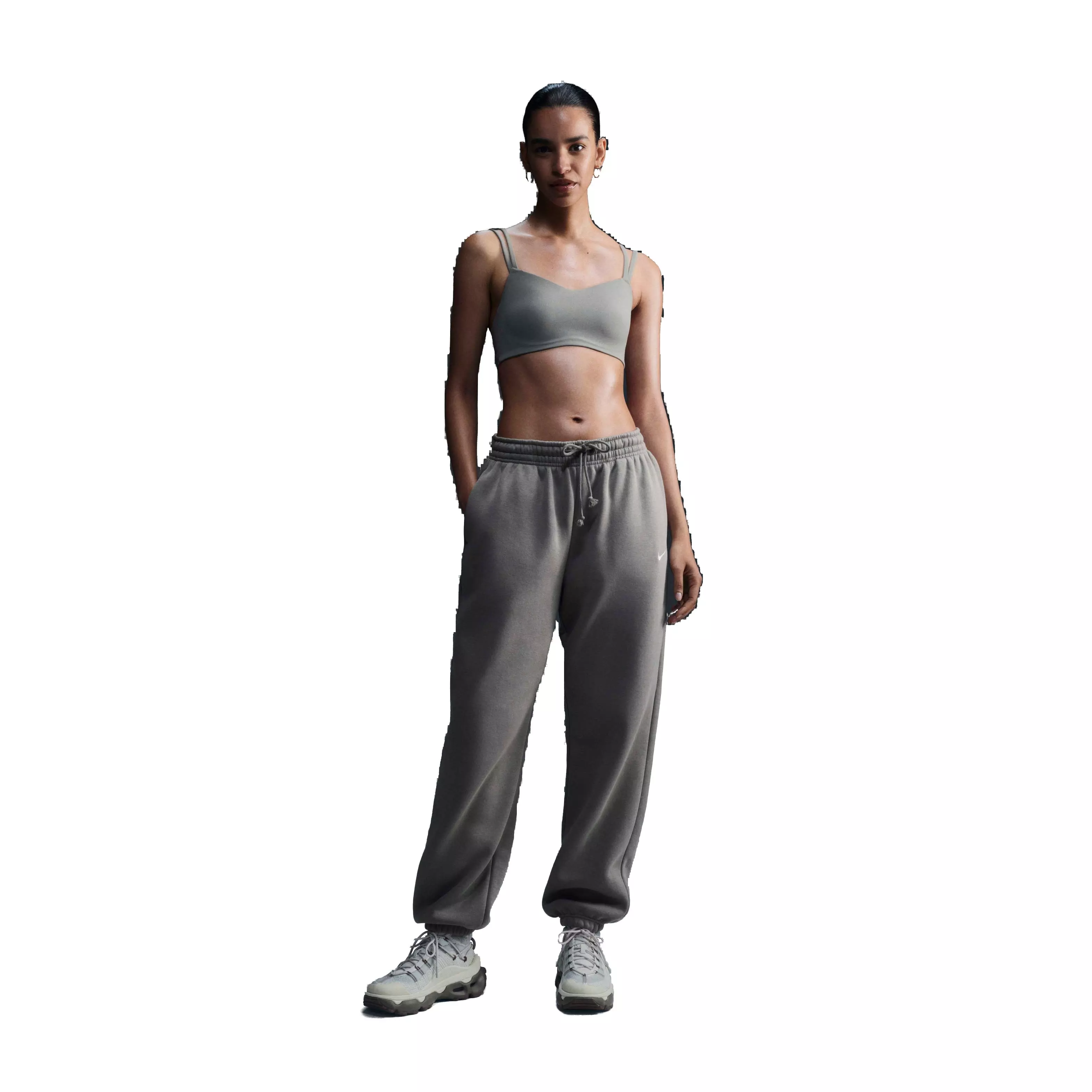 Nike Women's Zenvy Strappy Light-Support Padded Sports Bra - LT ARMY GREEN