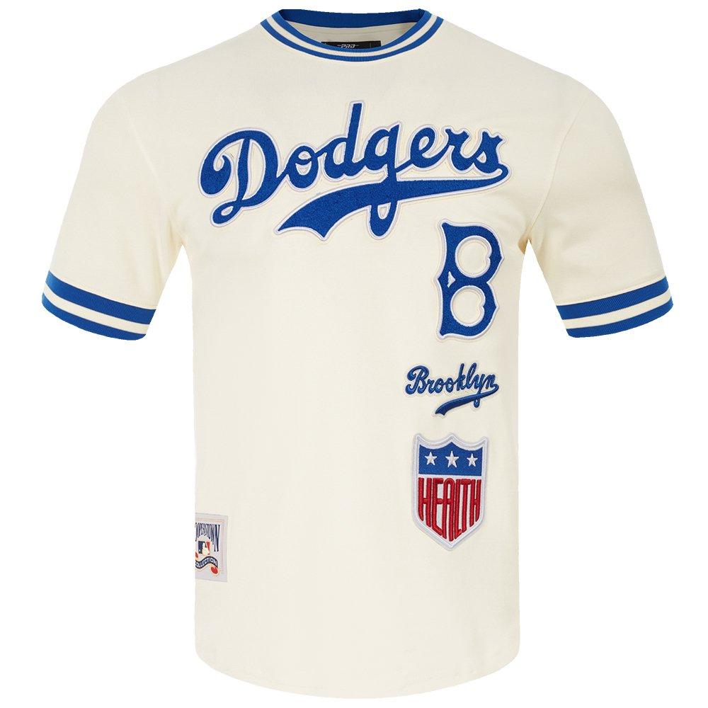 Pro Standard Men's MLB Brooklyn Dodgers Retro Classic Top - EGGSHELL Thumbnail View 1
