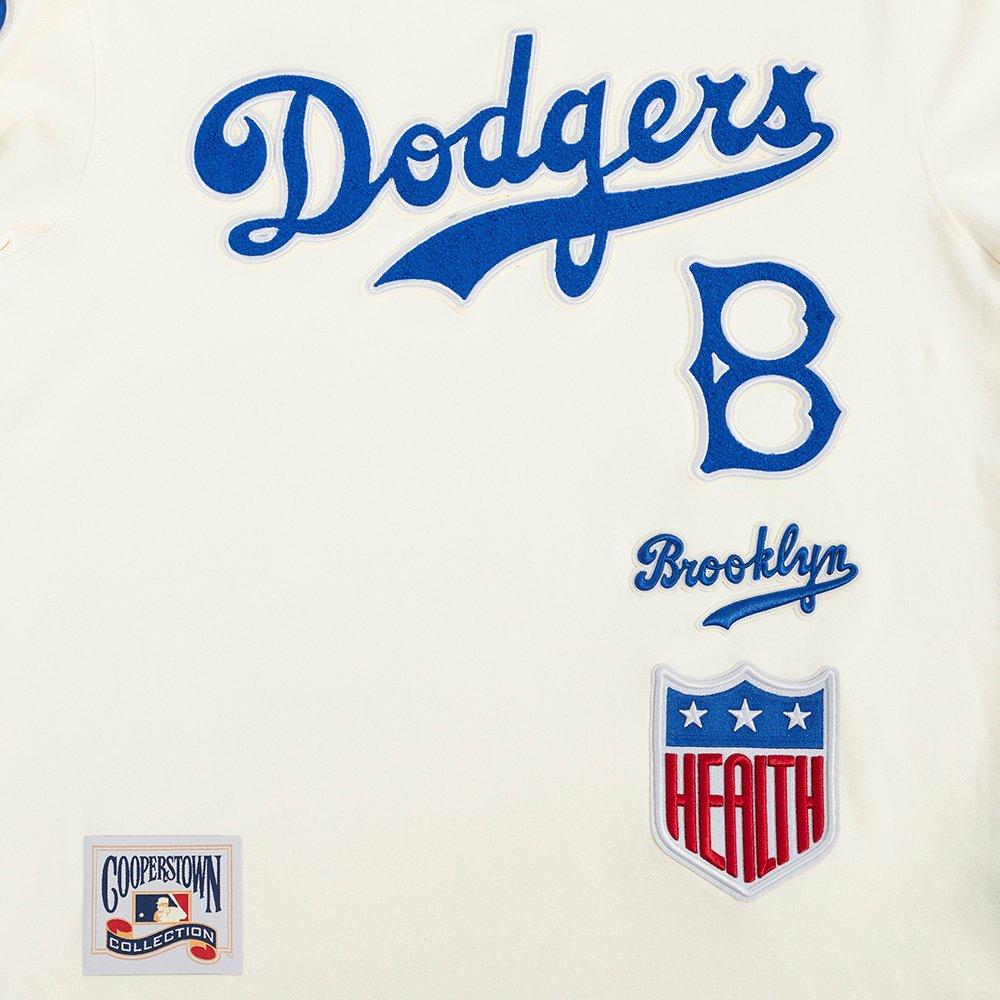 Pro Standard Men's MLB Brooklyn Dodgers Retro Classic Top - EGGSHELL Thumbnail View 5