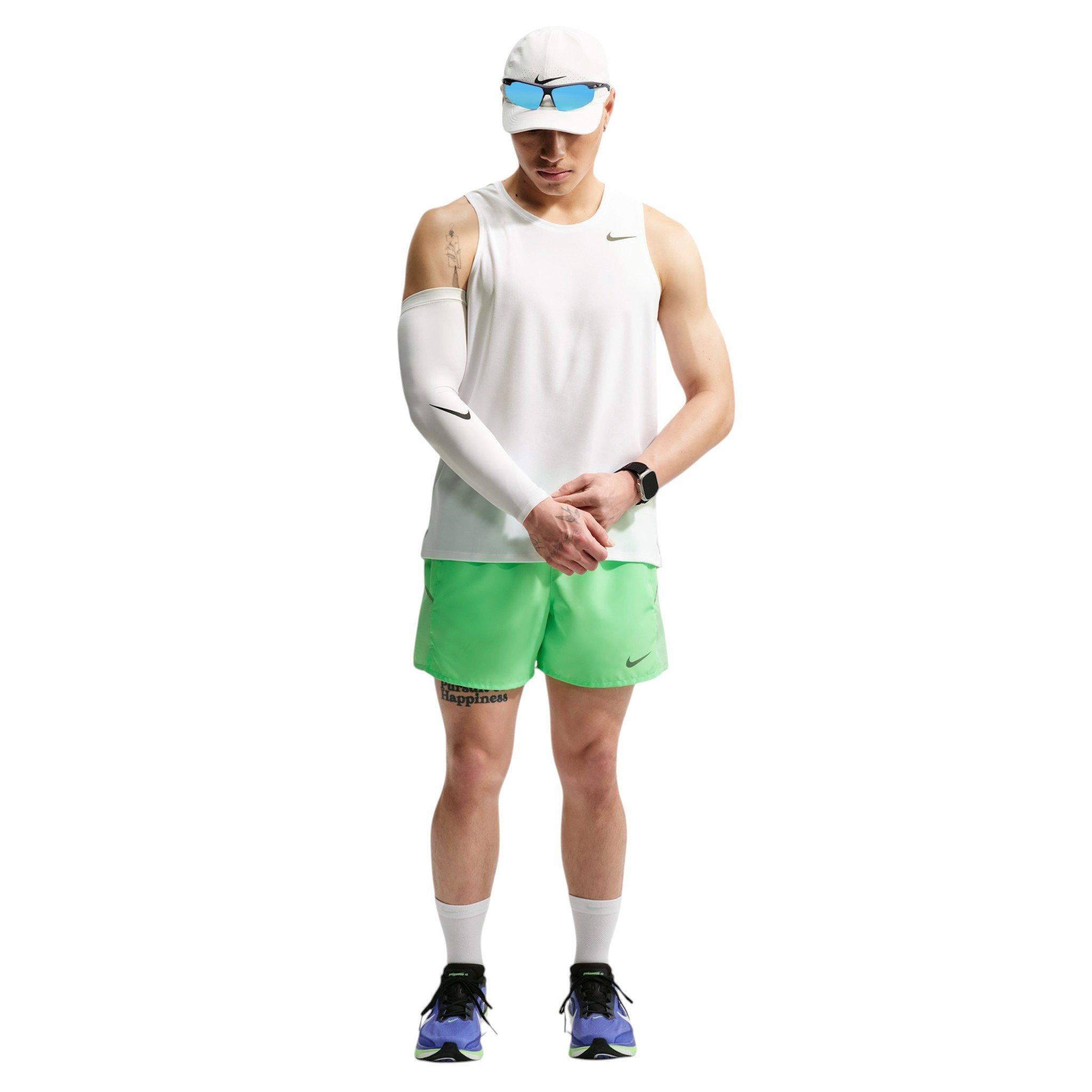 Nike Men's Miler Dri-FIT 5" Brief-Lined Running Shorts - Green - GREEN