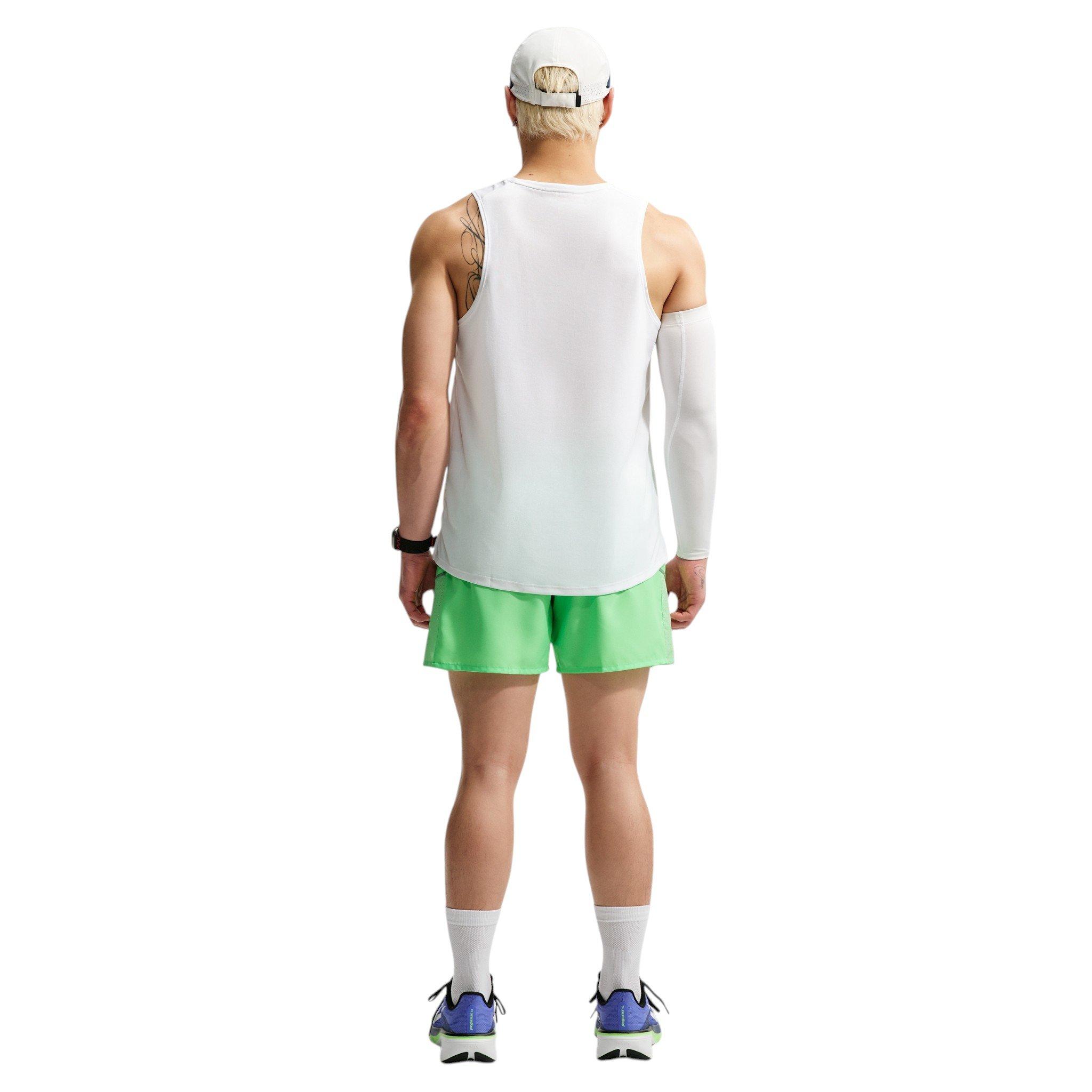 Nike Men's Miler Dri-FIT 5" Brief-Lined Running Shorts - Green - GREEN
