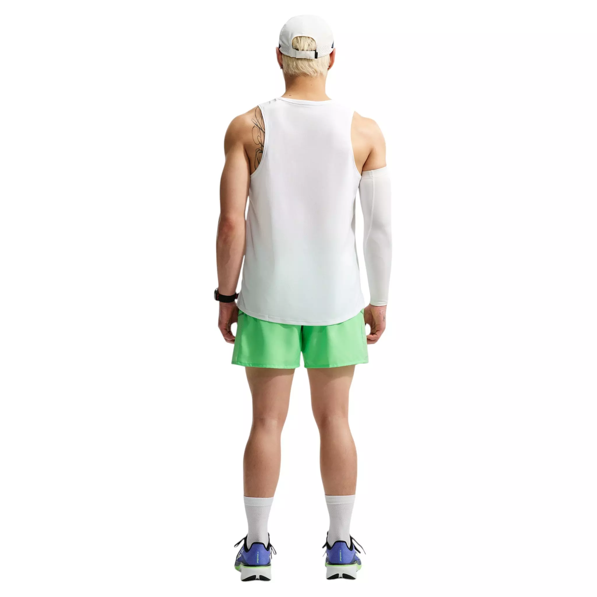 Nike Men's Miler Dri-FIT 5" Brief-Lined Running Shorts - Green - GREEN