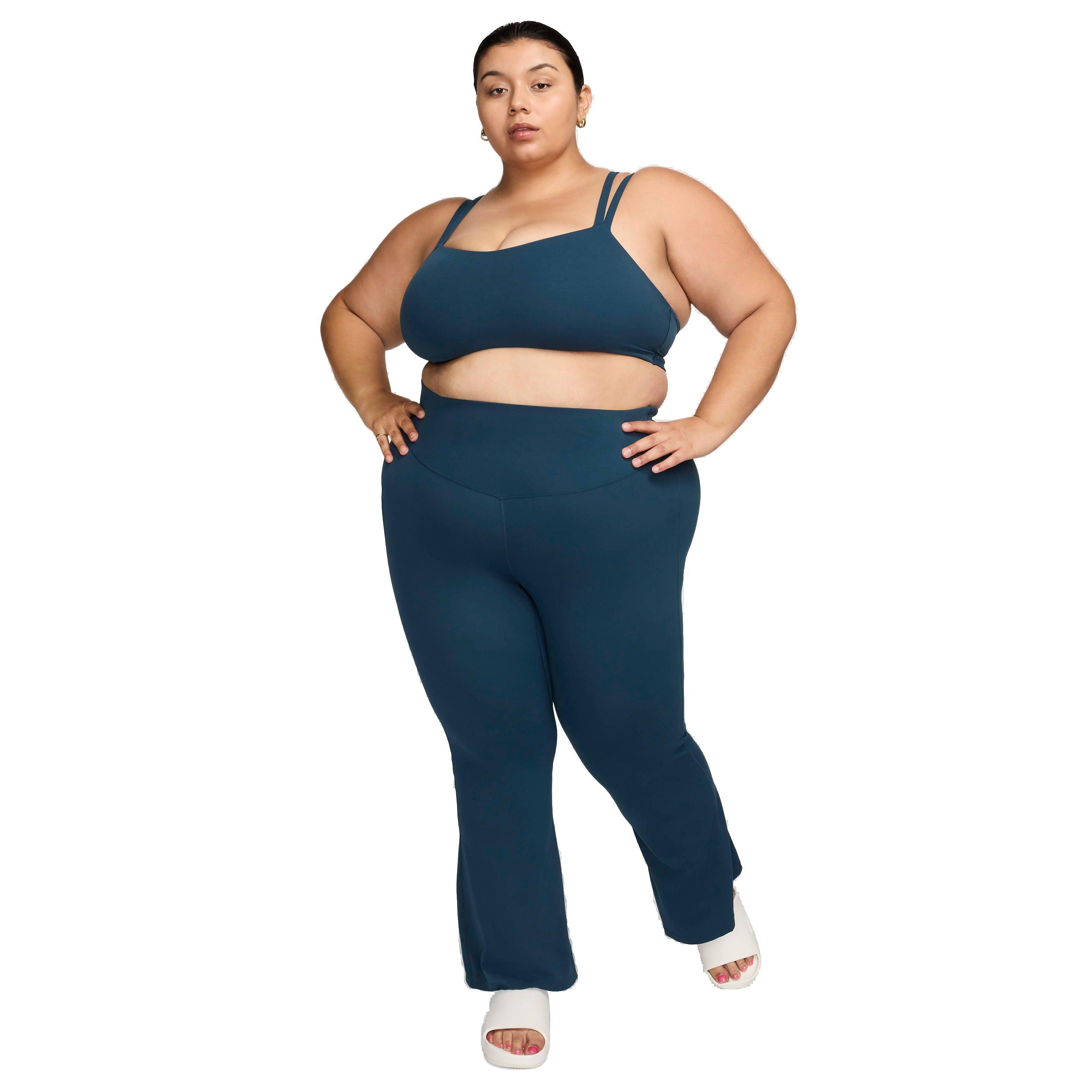 Nike Women's Zenvy Strappy Padded Light-Support Sports Bra -Navy - NAVY Thumbnail View 8