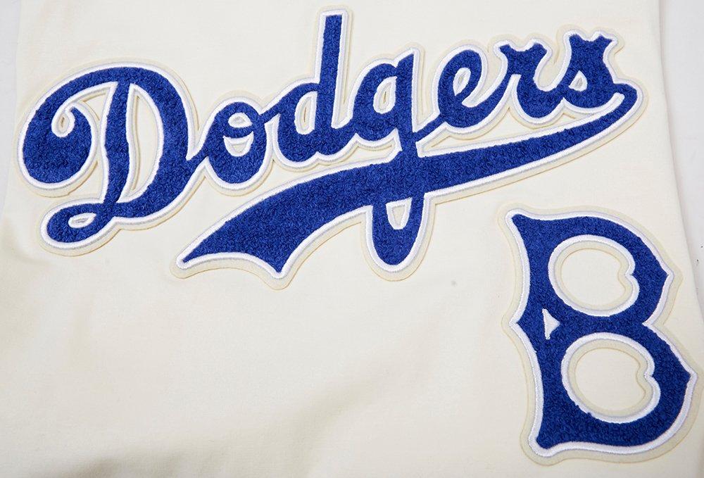 Pro Standard Men's MLB Brooklyn Dodgers Retro Classic Striped Top - CREAM/ROYAL Thumbnail View 5