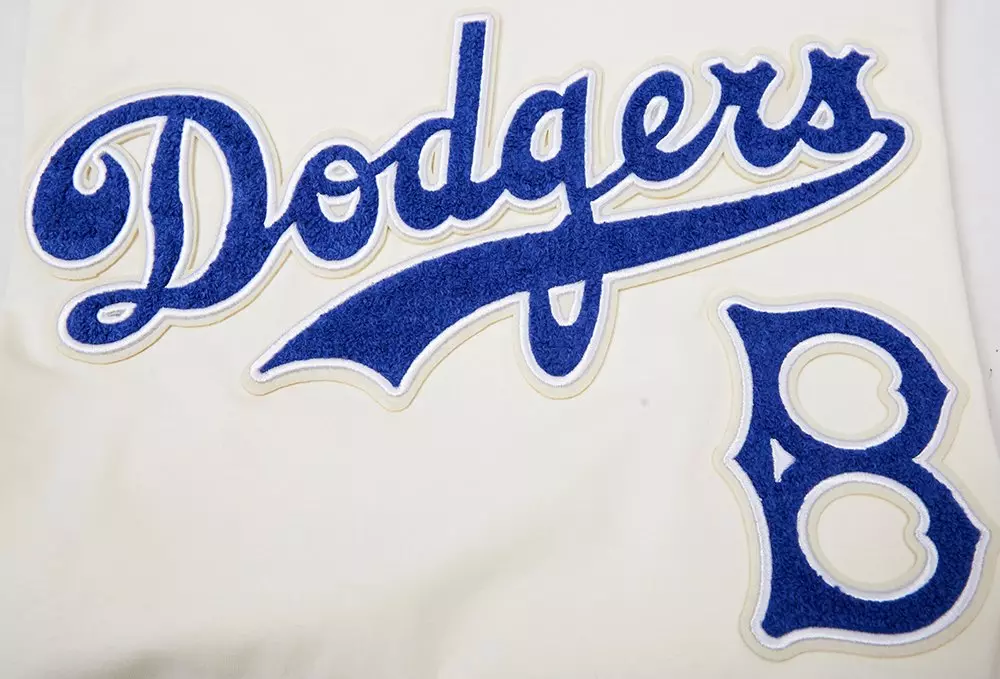 Pro Standard Men's MLB Brooklyn Dodgers Retro Classic Striped Top - CREAM/ROYAL