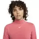 Nike Women's Sportswear Collection Long-Sleeve Mock Top - PINK Thumbnail View 3
