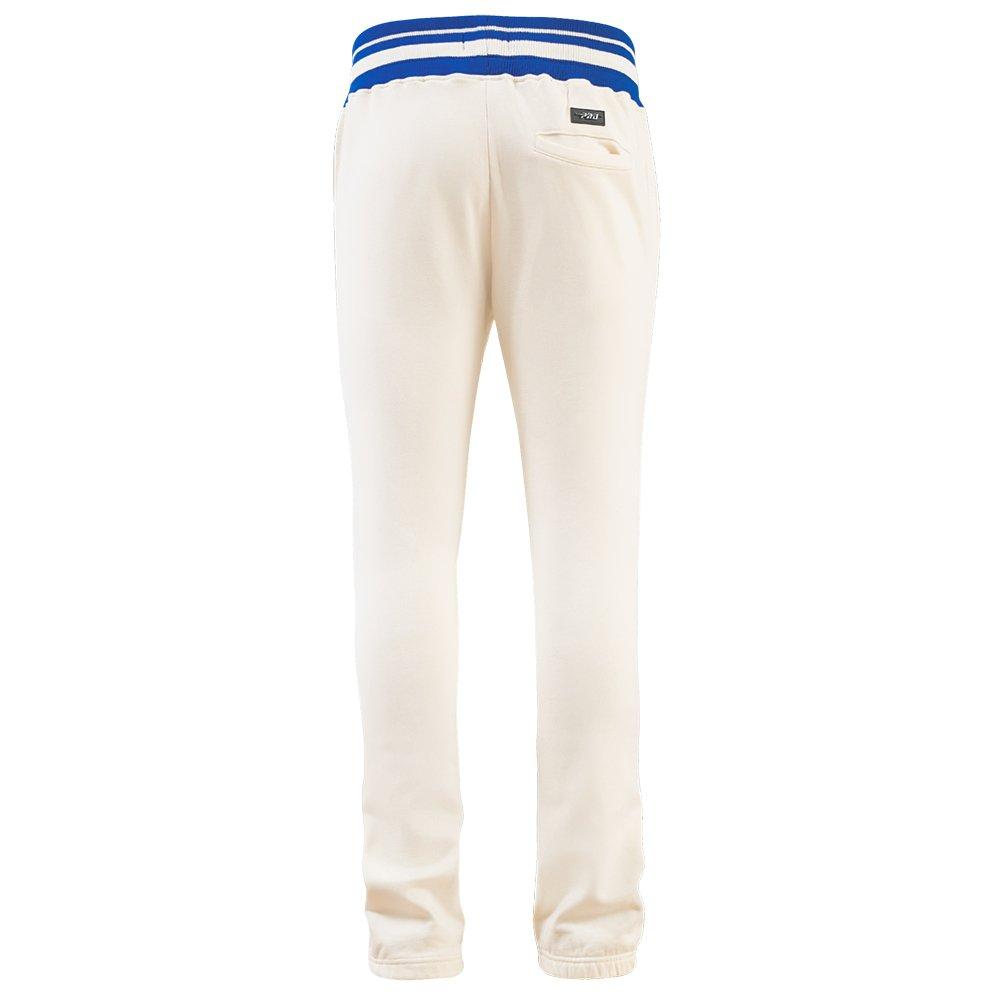 Pro Standard Men's MLB Brooklyn Dodgers Retro Classic Sweatpant - EGGSHELL/ROYAL BLUE Thumbnail View 2