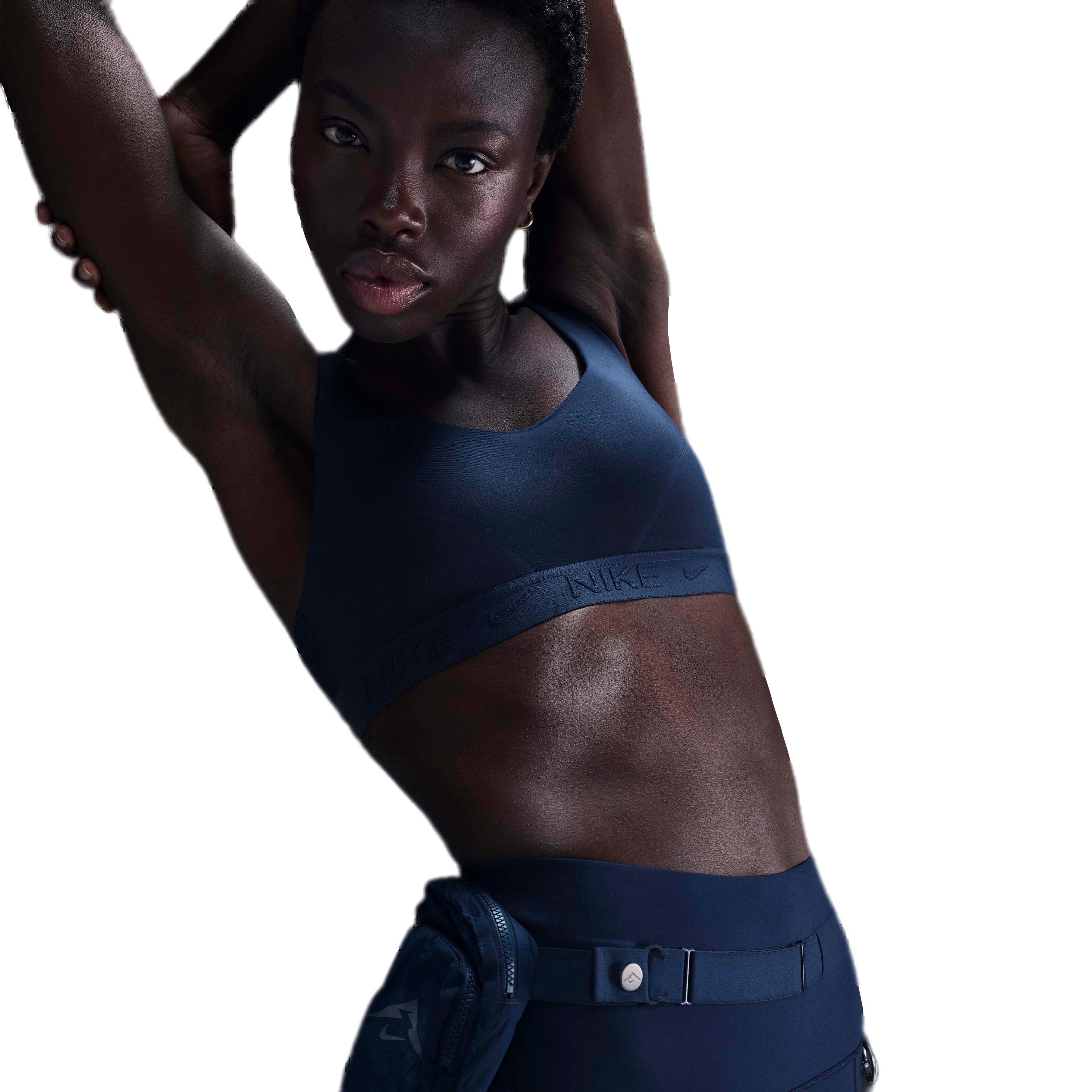 Nike Women's Dri-FIT Indy High Support Sports Bra - NAVY Thumbnail View 1