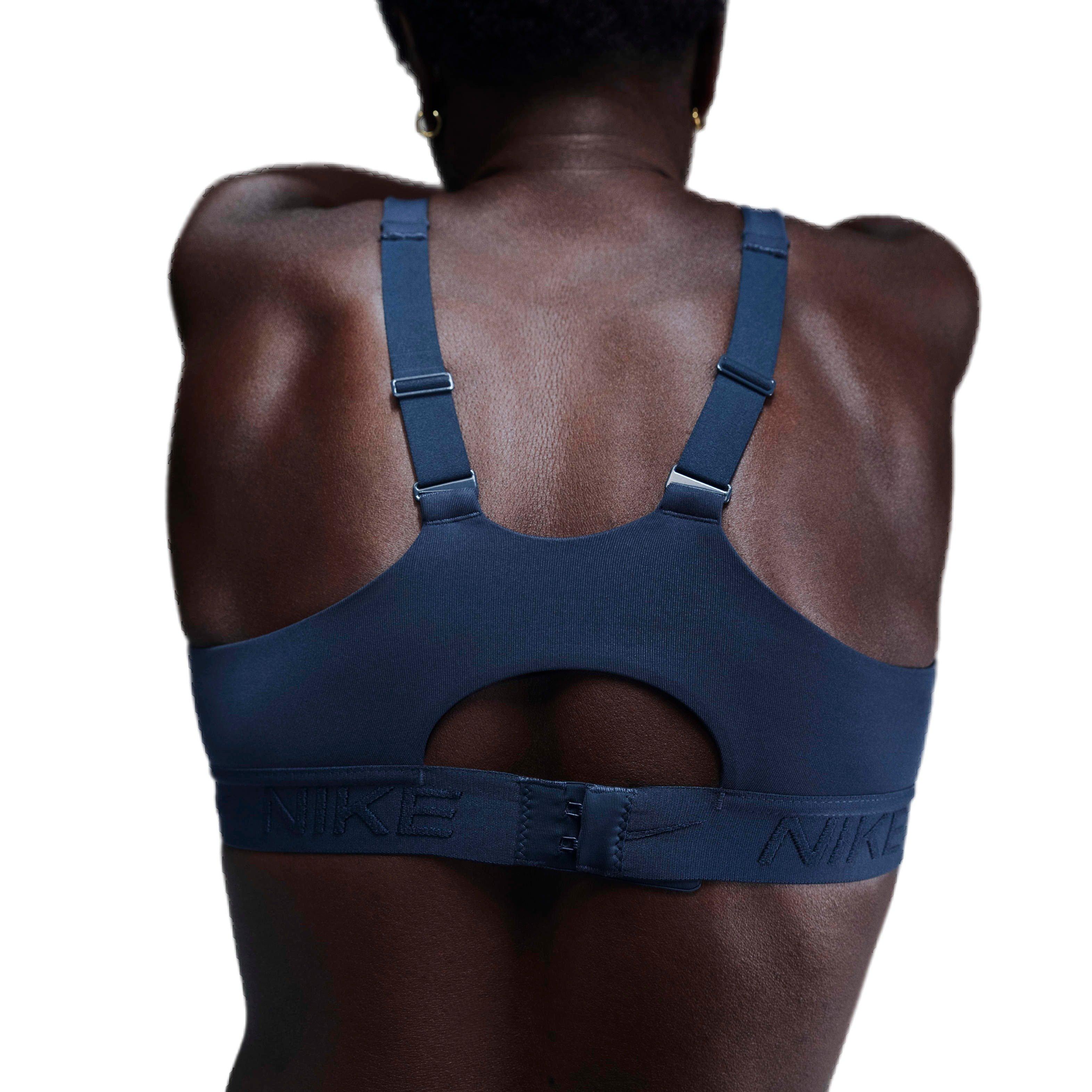 Nike Women's Dri-FIT Indy High Support Sports Bra - NAVY Thumbnail View 2