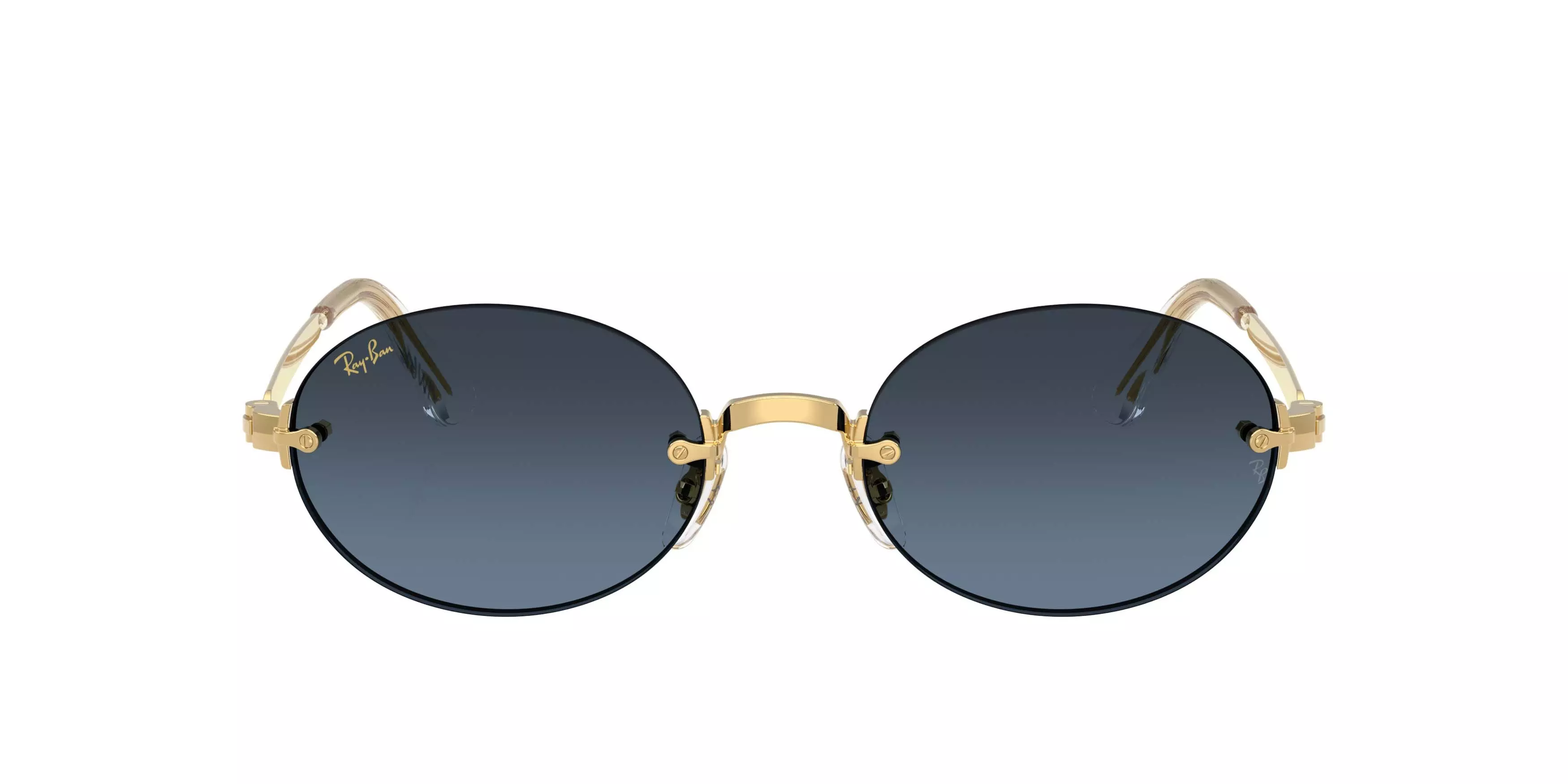 Ray-Ban RB3929 Blue Gradient Dark Grey Sunglasses &ndash; Polished Arista Gold - GOLD/GREY