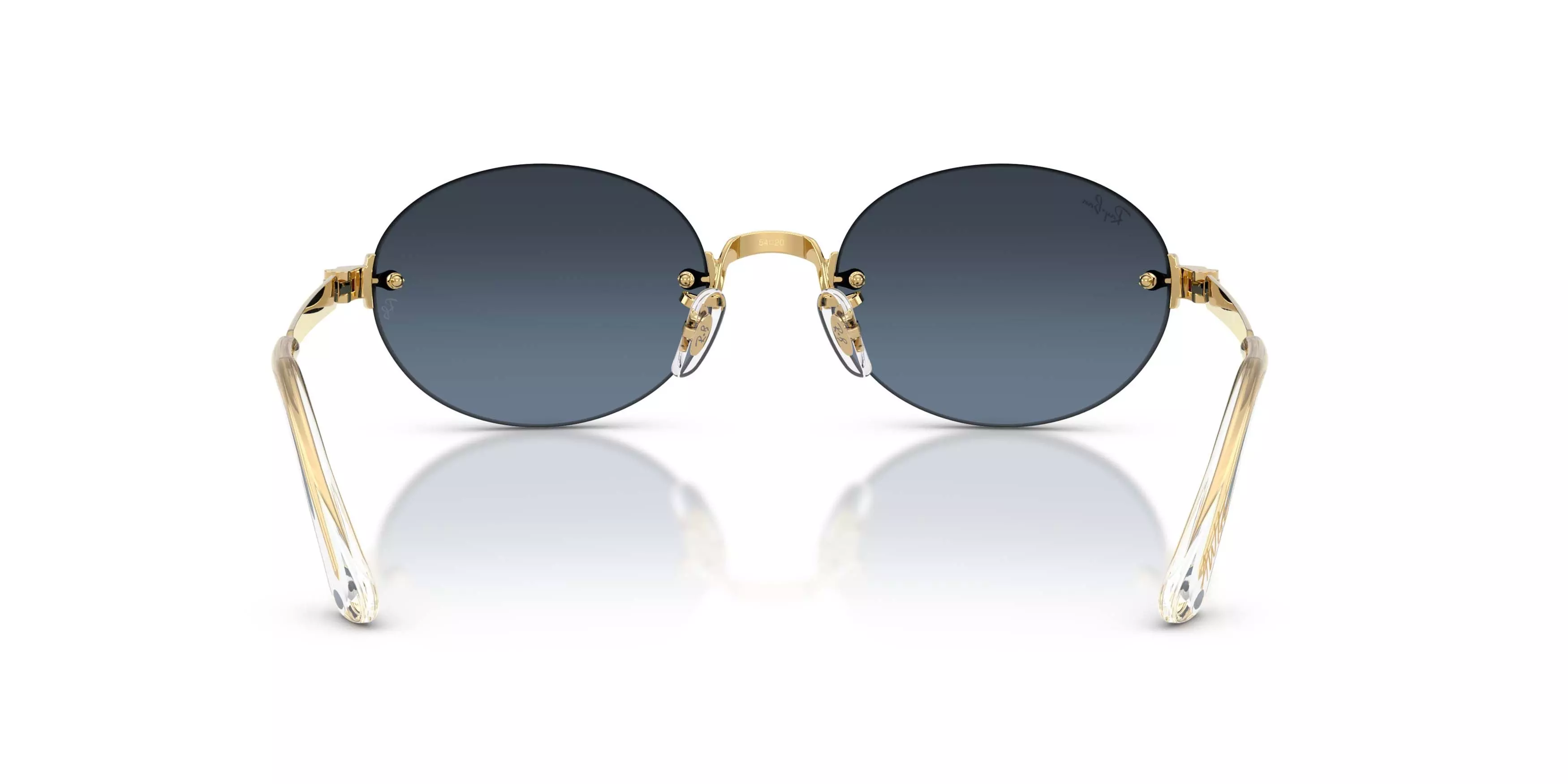 Ray-Ban RB3929 Blue Gradient Dark Grey Sunglasses &ndash; Polished Arista Gold - GOLD/GREY