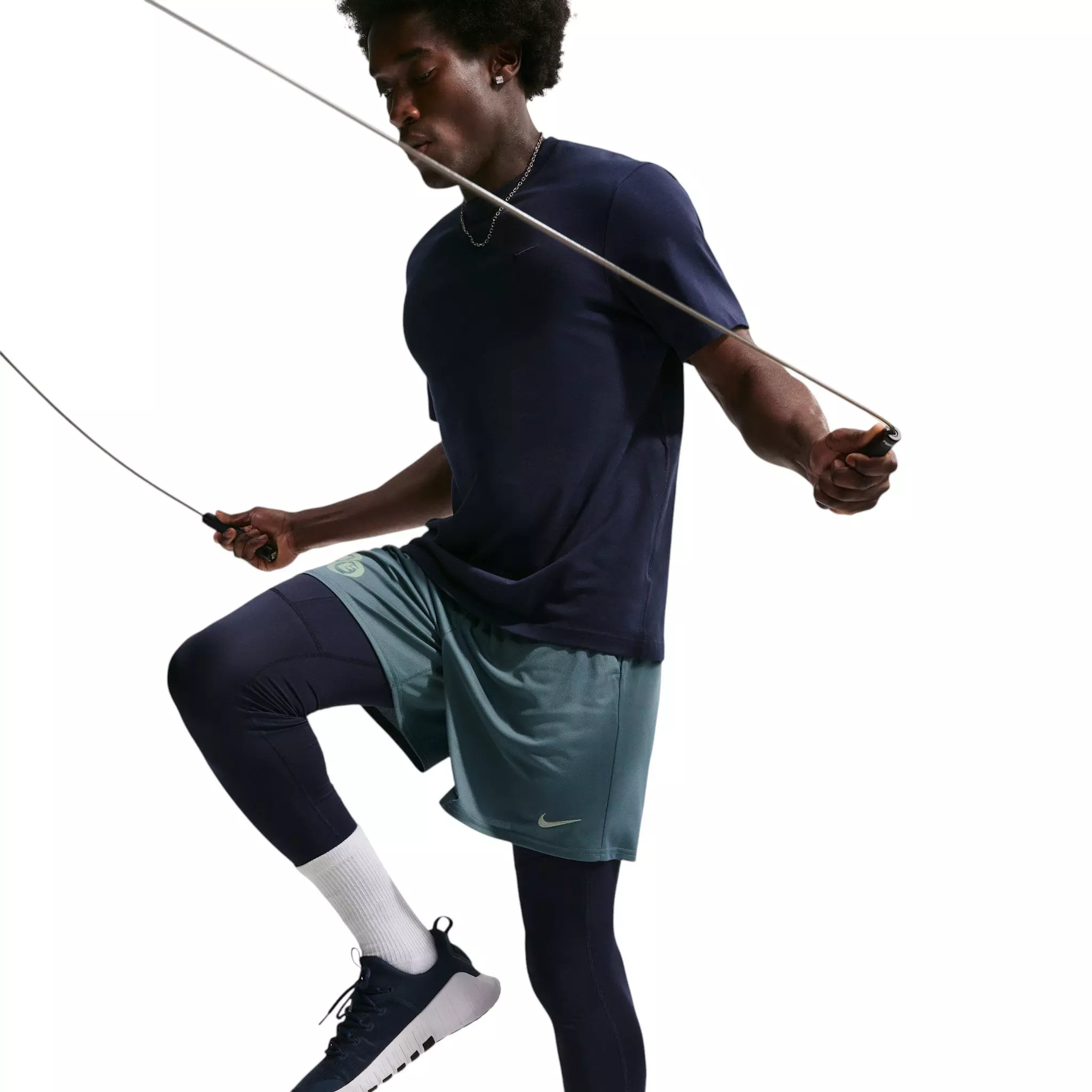 Nike Men's Flex Dri-FIT 7" Training Shorts - Teal - TEAL
