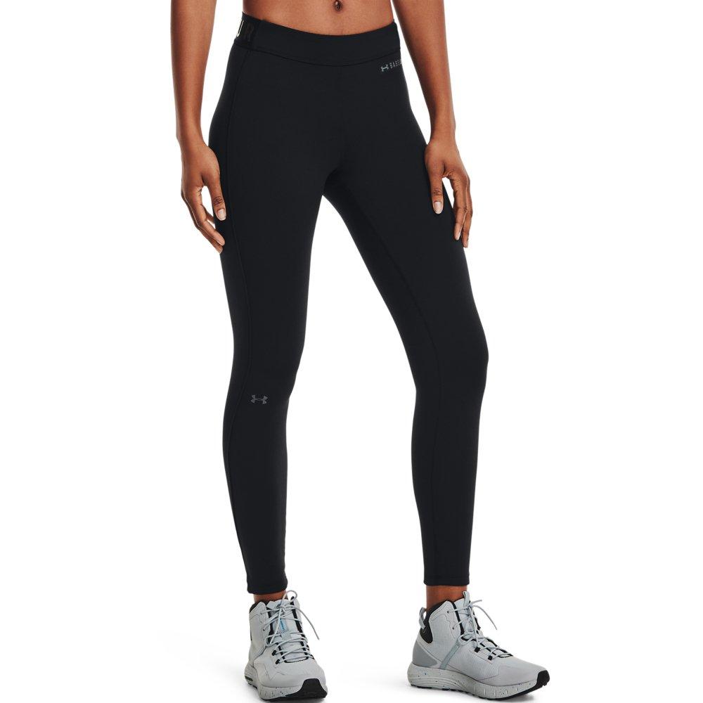 Under Armour Women's ColdGear&reg; Base 3.0 Leggings - BLACK Thumbnail View 1
