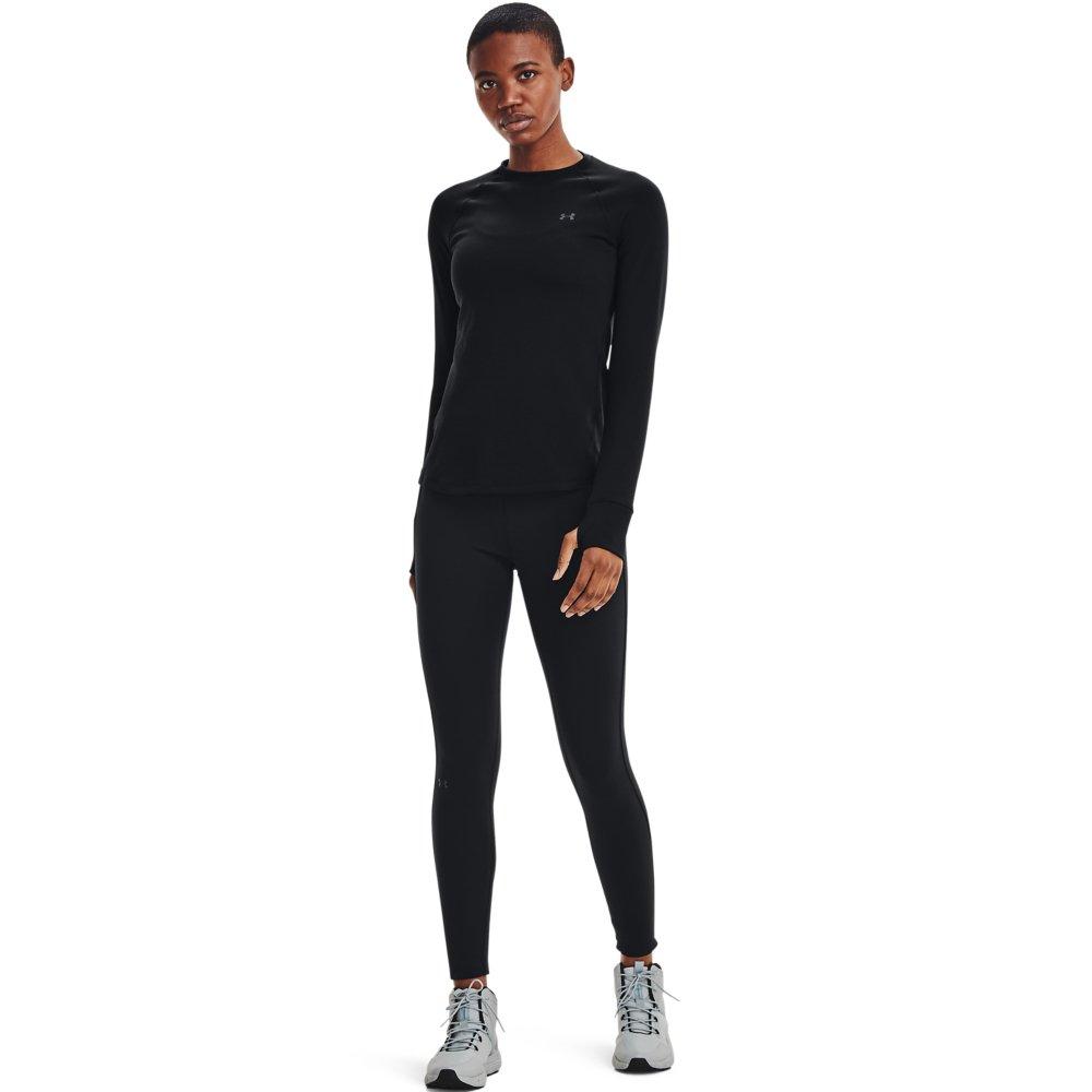 Under Armour Women's ColdGear&reg; Base 3.0 Leggings - BLACK Thumbnail View 3