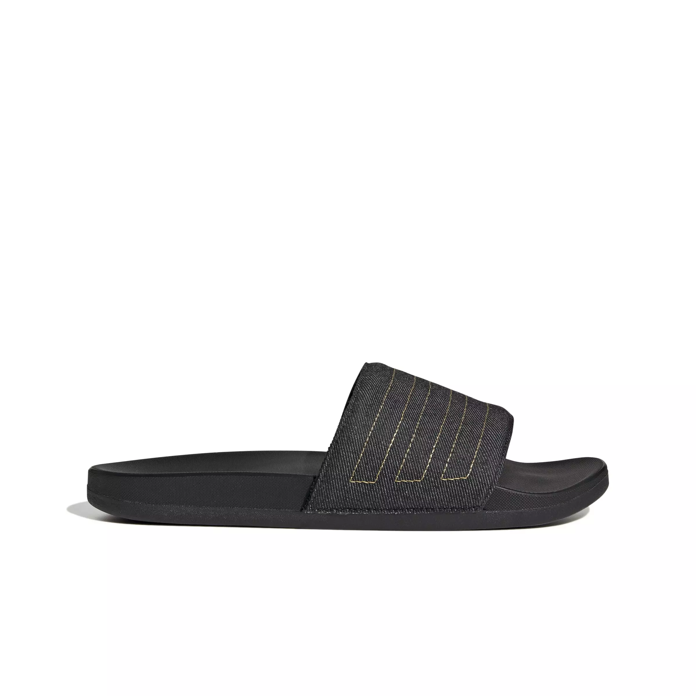adidas Adilette Comfort "Core Black/Pre Yellow/Core Black" Unisex Slide - BLACK/YELLOW/BLACK