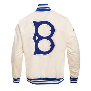 Pro Standard Men's MLB Brooklyn Dodgers Retro Classic Rib Satin Jacket