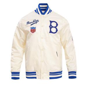 Pro Standard Men's MLB Brooklyn Dodgers Retro Classic Rib Satin Jacket