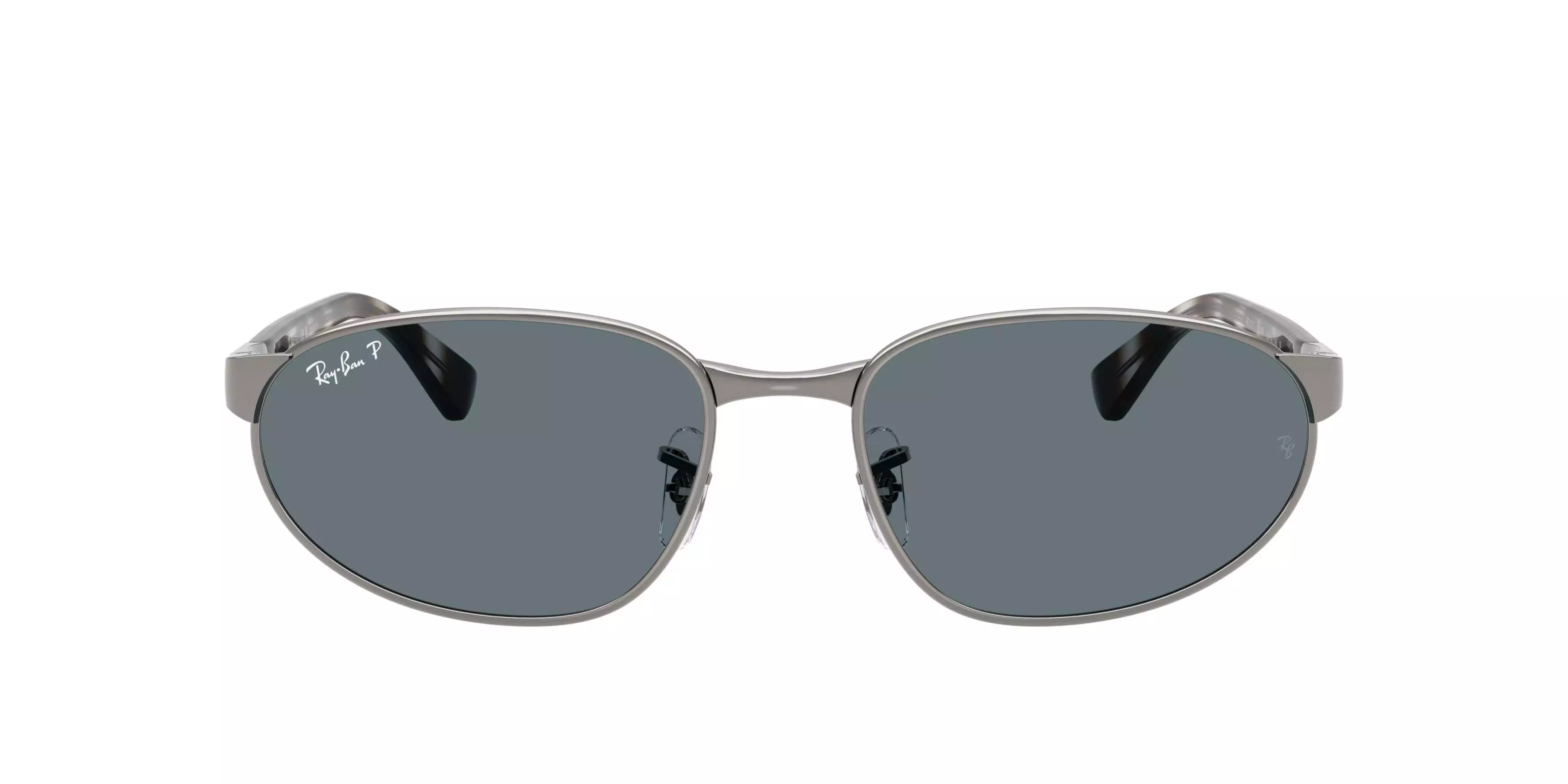 Ray-Ban RB3777 Dark Blue Polarized Sunglasses &ndash; Gunmetal - GREY/BLUE