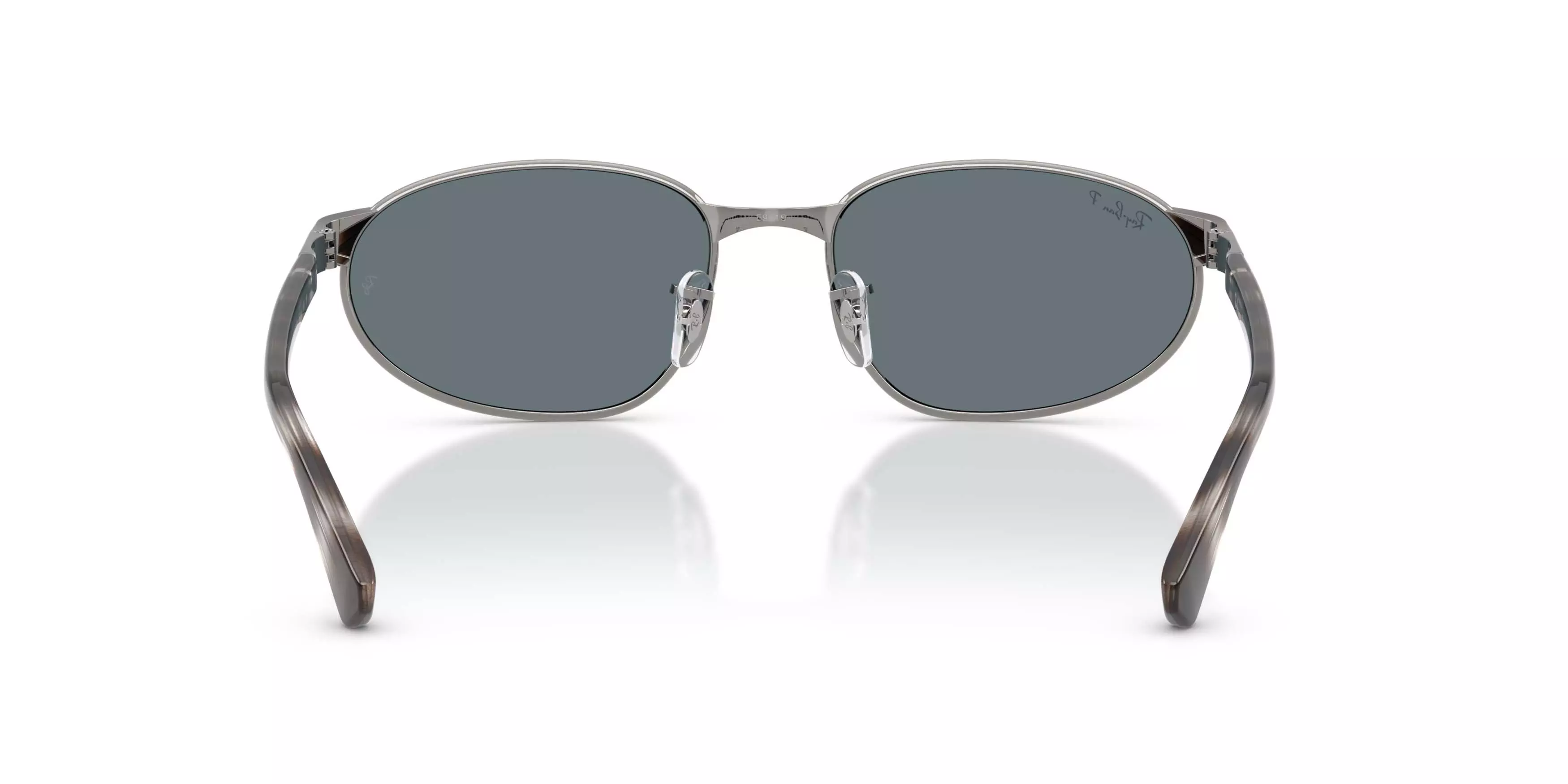 Ray-Ban RB3777 Dark Blue Polarized Sunglasses &ndash; Gunmetal - GREY/BLUE