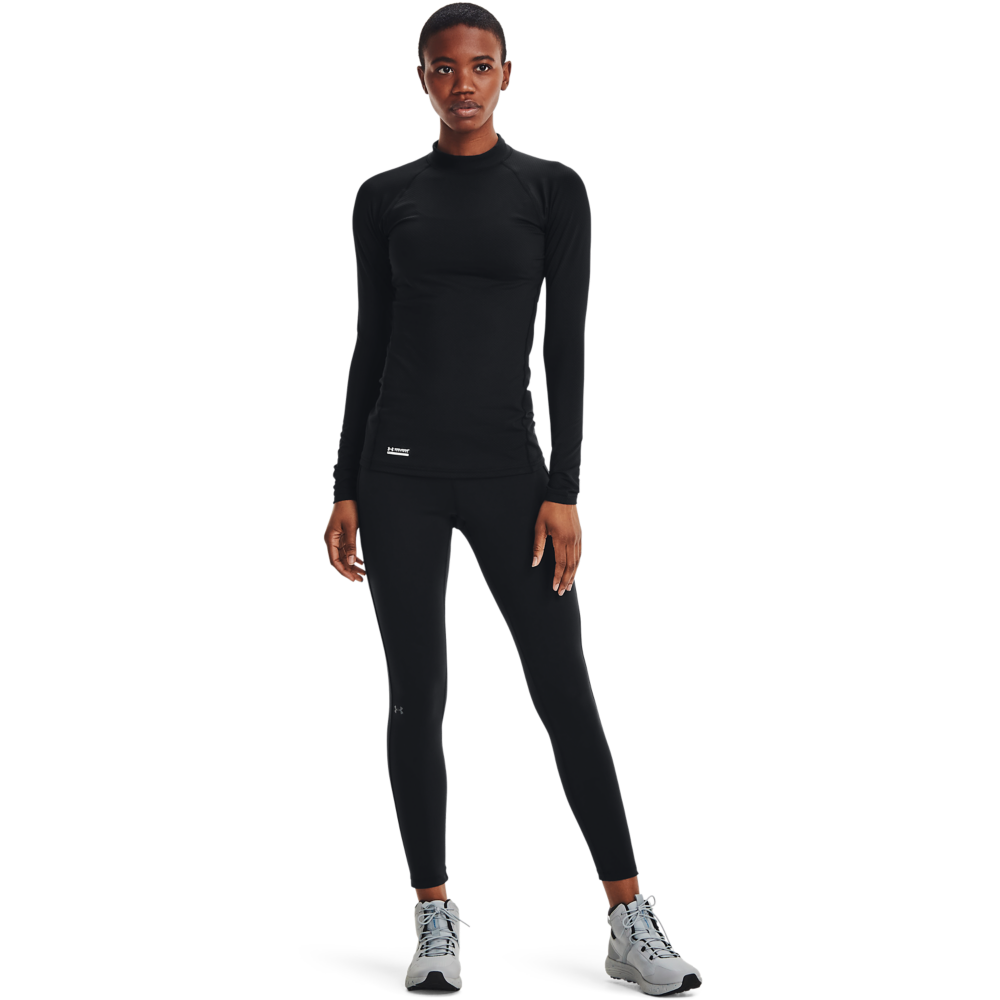 Under Armour Women's ColdGear&reg; Base 2.0 Leggings - BLACK Thumbnail View 4