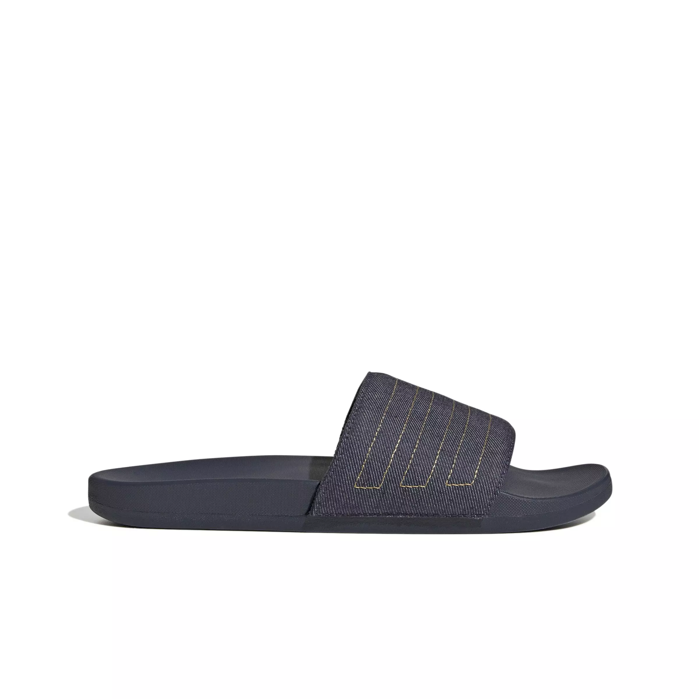adidas Adilette Comfort "Shadow Navy/Pre Yellow/Shadow Navy" Unisex Slide - NAVY/YELLOW/NAVY