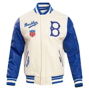 Pro Standard Men's MLB Brooklyn Dodgers Retro Classic Rip Wool Varsity Jacket