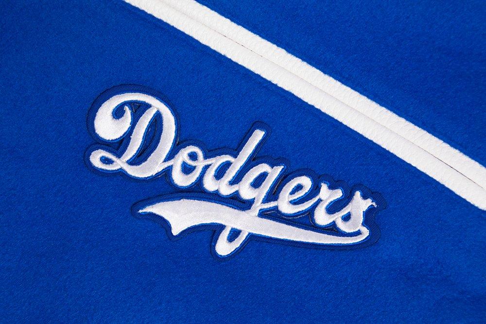 Pro Standard Men's MLB Brooklyn Dodgers Retro Classic Rip Wool Varsity Jacket - ROYAL/WHITE Thumbnail View 5