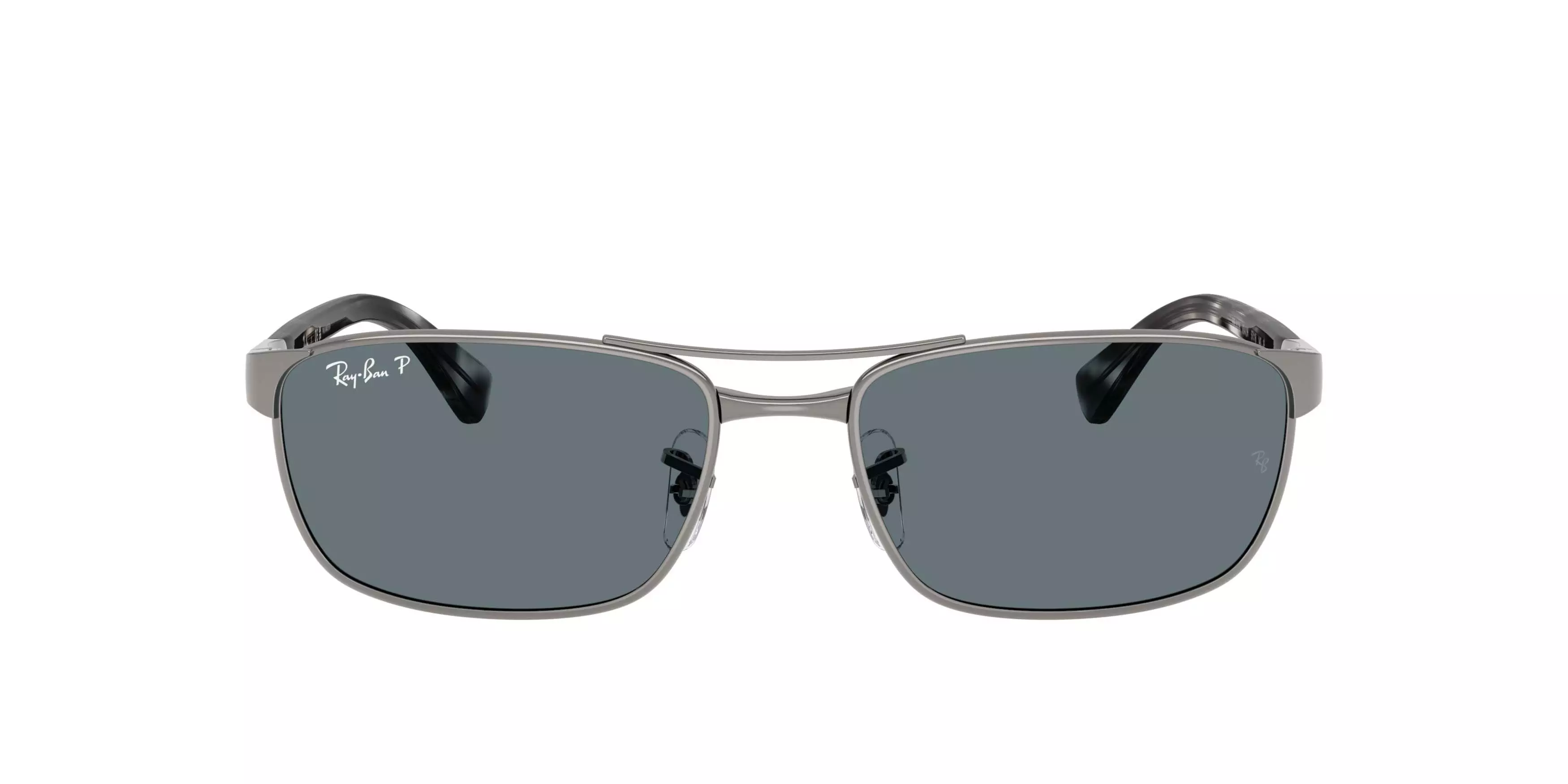 Ray-Ban RB3778 Dark Blue Polarized Sunglasses &ndash; Gunmetal - GREY/BLUE