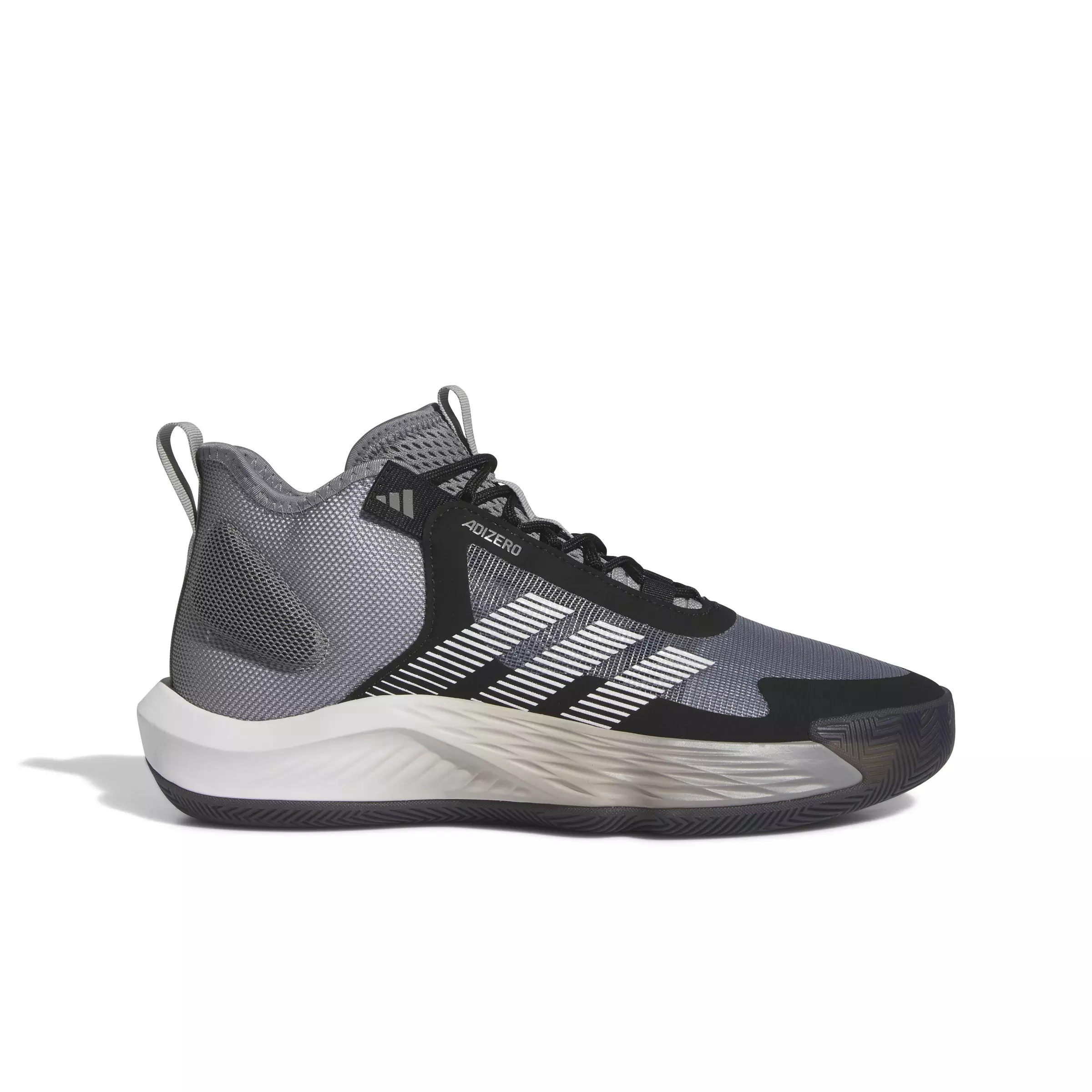 adidas Adizero Select Team "Grey Three/Ftwr White/Core Black" Unisex Basketball Shoe - GREY/WHITE/BLACK