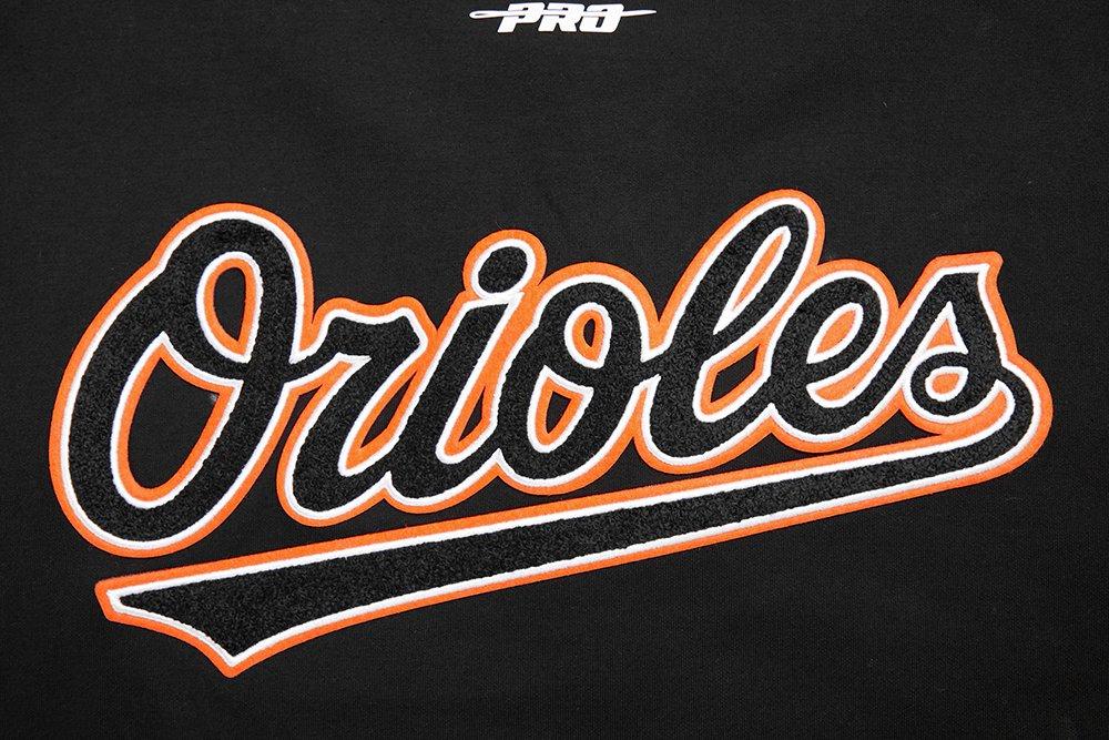 Pro Standard Men's MLB Baltimore Orioles Classic Warm Up Jacket - Black/Orange - BLACK/ORANGE Thumbnail View 5