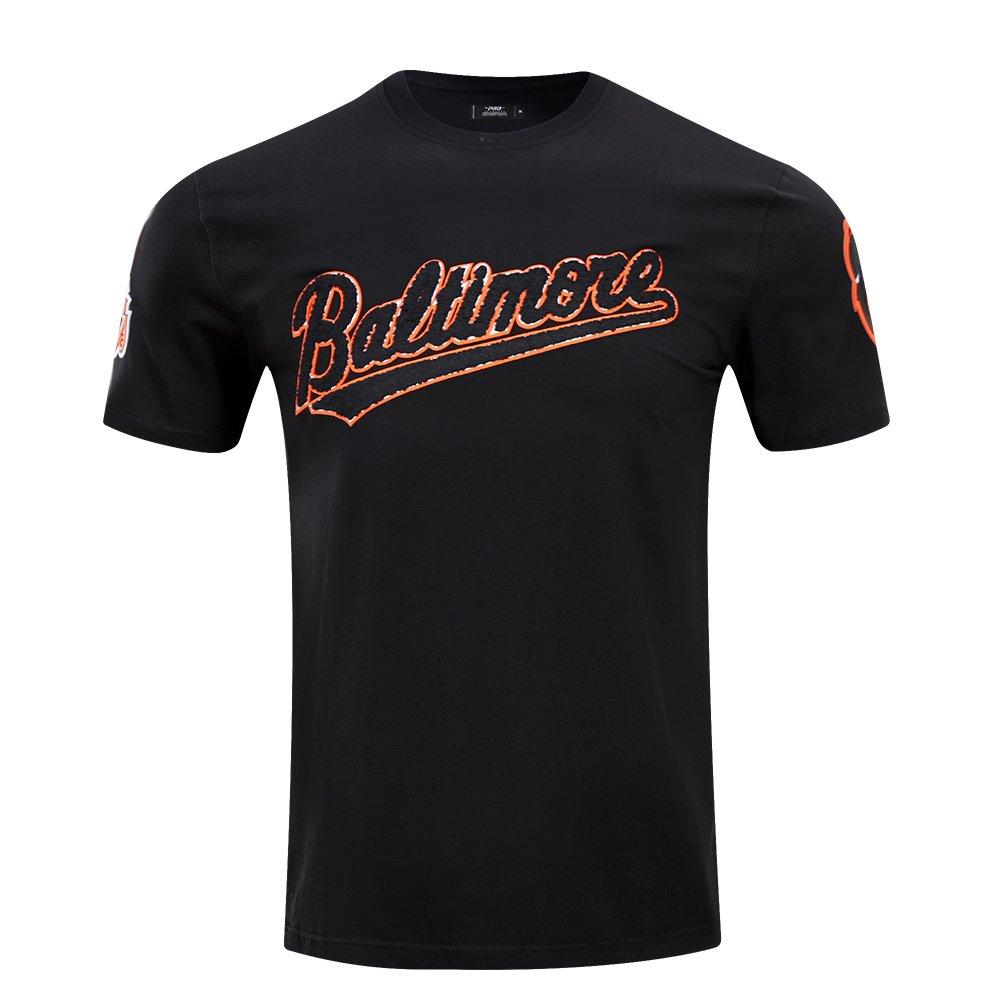 Pro Standard Men's MLB Baltimore Orioles Classic Chenille Top - BLACK Thumbnail View 1
