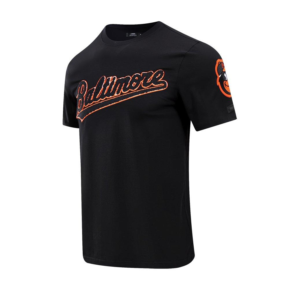 Pro Standard Men's MLB Baltimore Orioles Classic Chenille Top - BLACK Thumbnail View 3