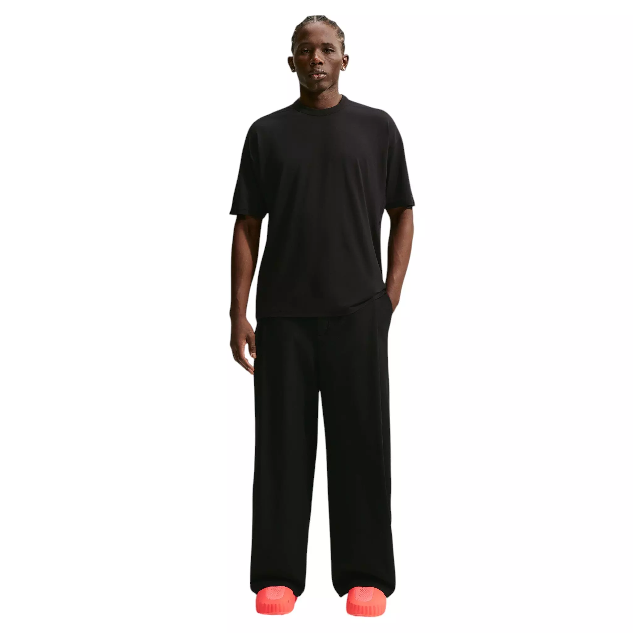 Nike Men's 24.7 ImpossiblySoft Light Dri-FIT Short Sleeve T-Shirt - Black - BLACK